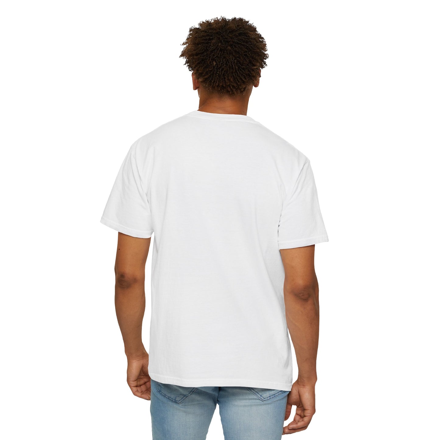 Unisex Dog Lover T-Shirt With Graphic of Giant German Shepherd Sloppily Sitting Leaving Tongue Out