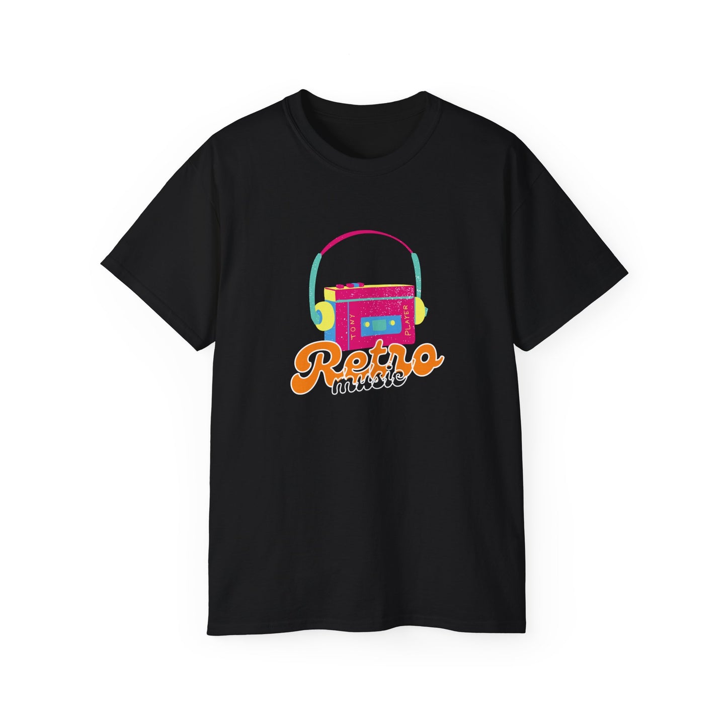 Retro Music Unisex Tee, Vintage Style Shirt, 80s Music Lover Gift, Casual Wear, Festival Outfit, Music Party T-Shirt