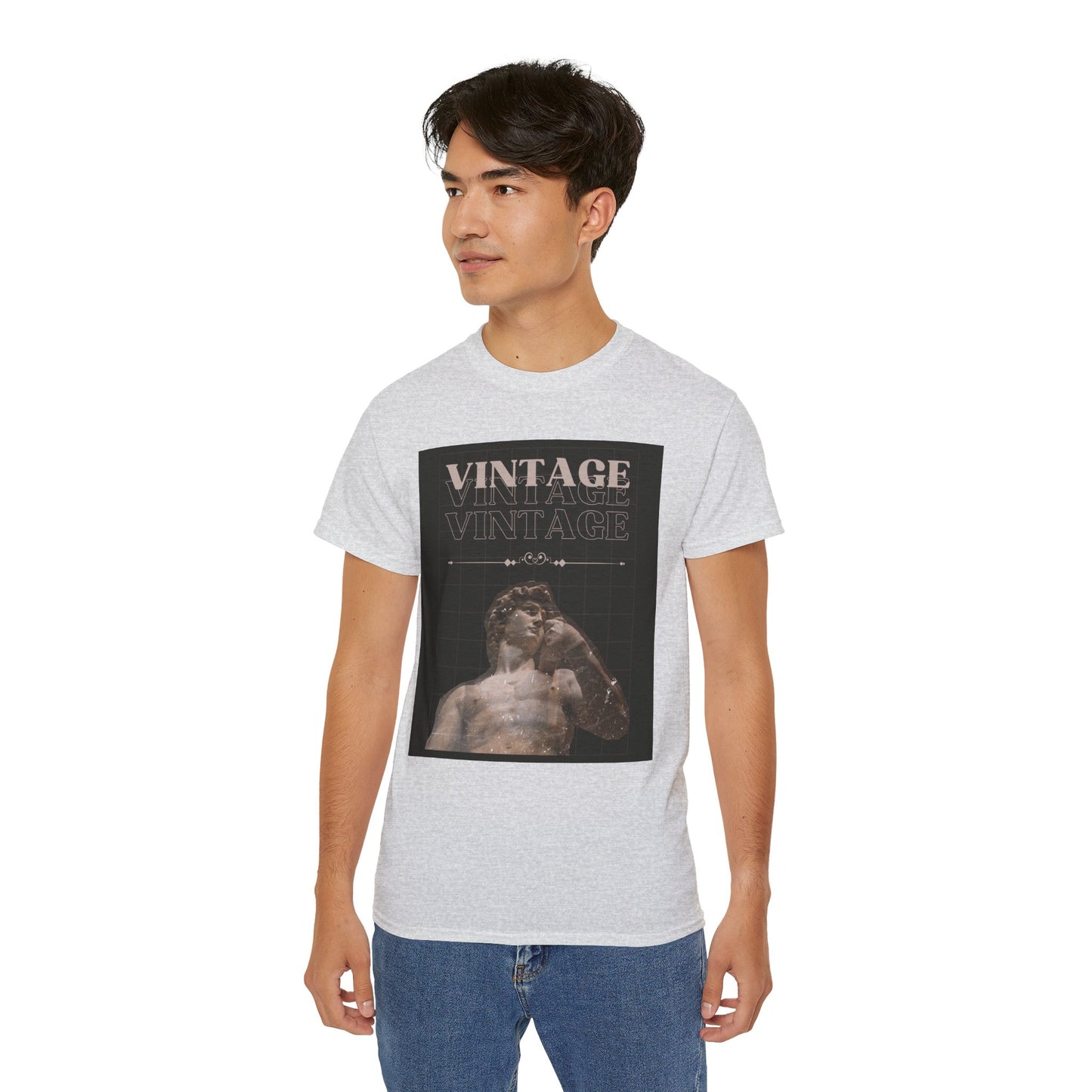 Vintage Ancient Roman Sculpture Art Unisex Tee, Retro Graphic T-Shirt, Casual Wear, Gift for Art Lovers, Unique Vintage Style Tee