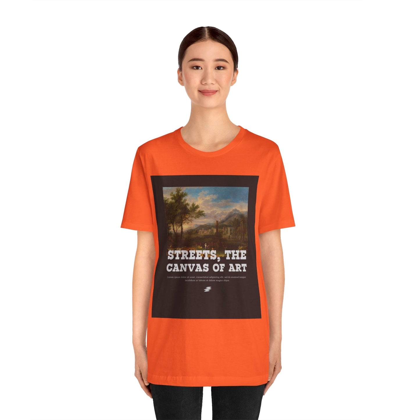 Artistic Graphic Tee - Streets, the Canvas of Art | Unisex Short Sleeve Shirt, Gift for Artists, Art Lovers, Casual Wear, Unique Gifts