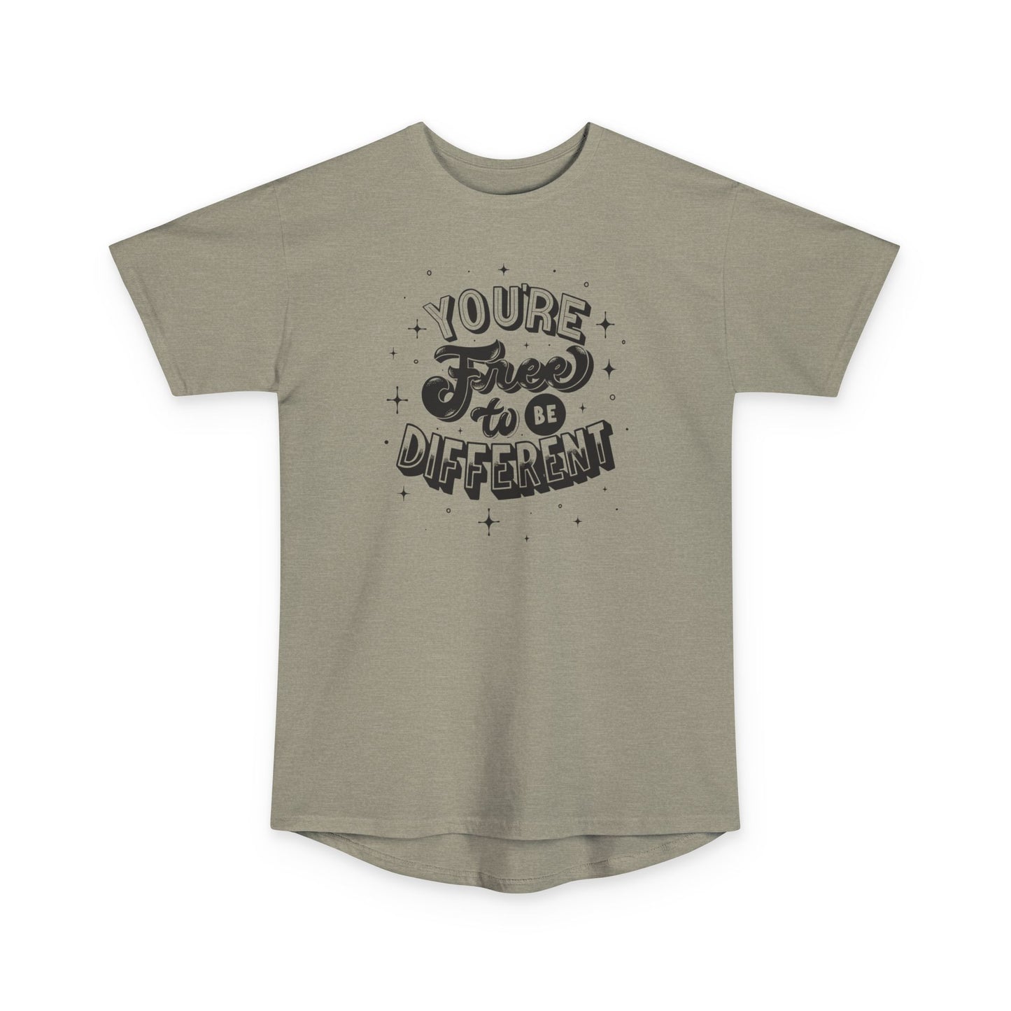 Urban Inspiration Tee - You're Free to Be Different, Casual Streetwear, Unique Gift, Everyday Comfort, Festival Style