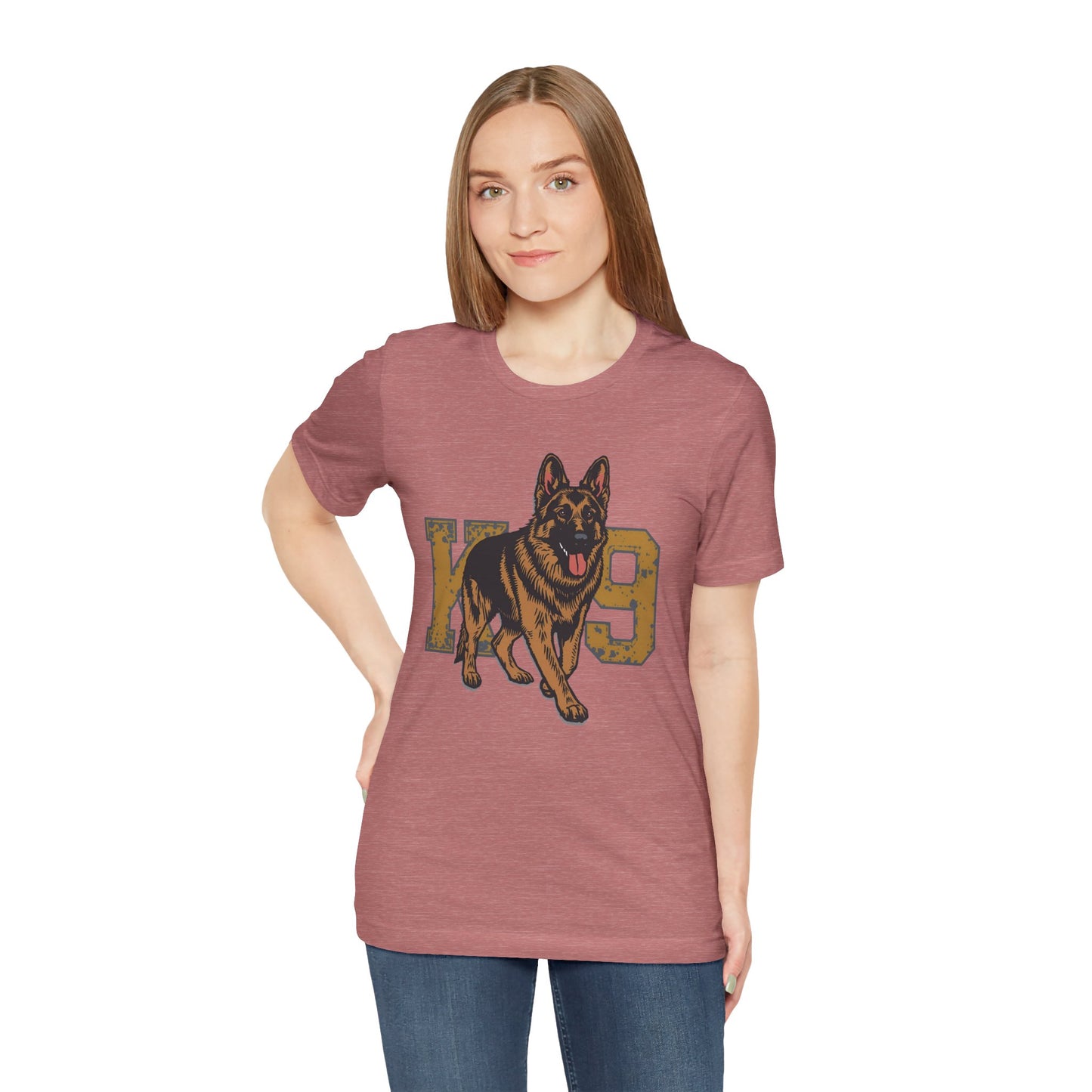 K9 Dog Lover German Shepherd Tee, Pet Owner Gift, Unisex Jersey Shirt