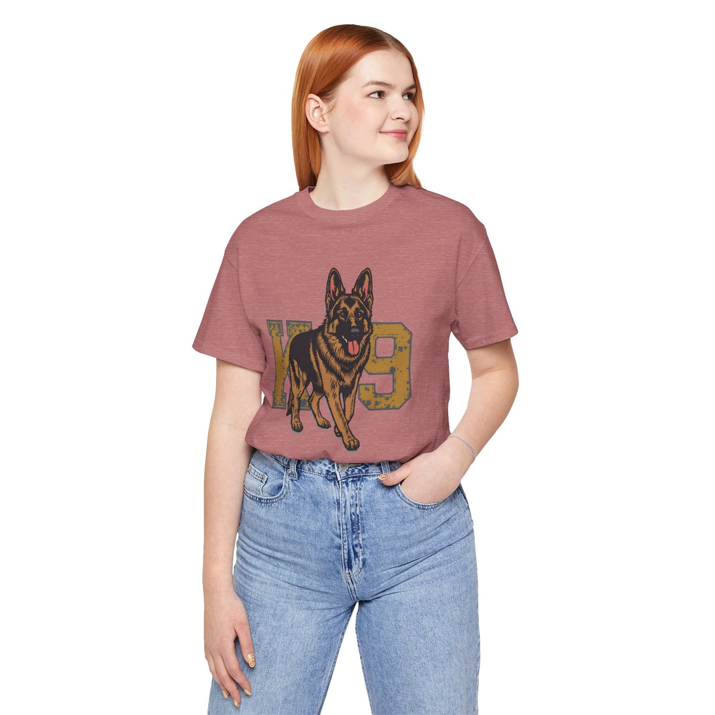 K9 Dog Lover German Shepherd Tee, Pet Owner Gift, Unisex Jersey Shirt