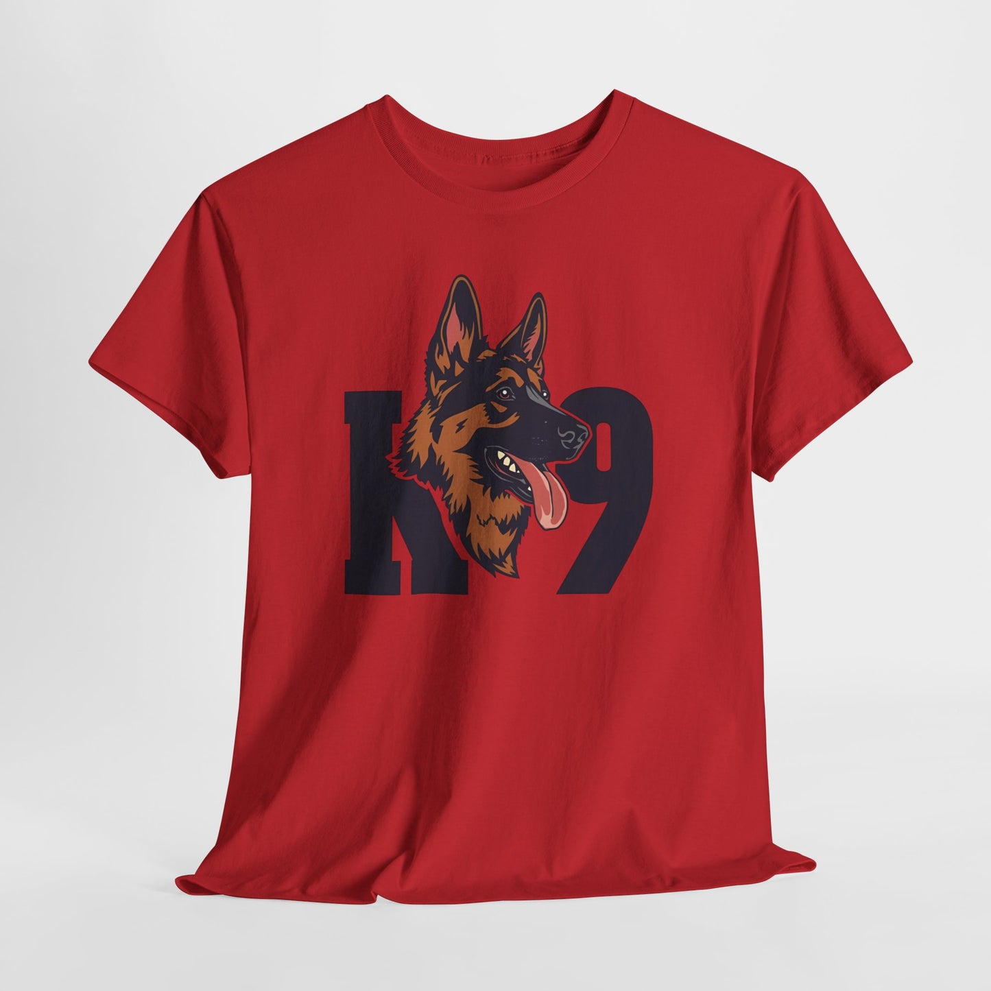 German Shepherd K9 Lover Unisex Heavy Cotton Tee | Dog Owner Gift, Dog Lover Apparel