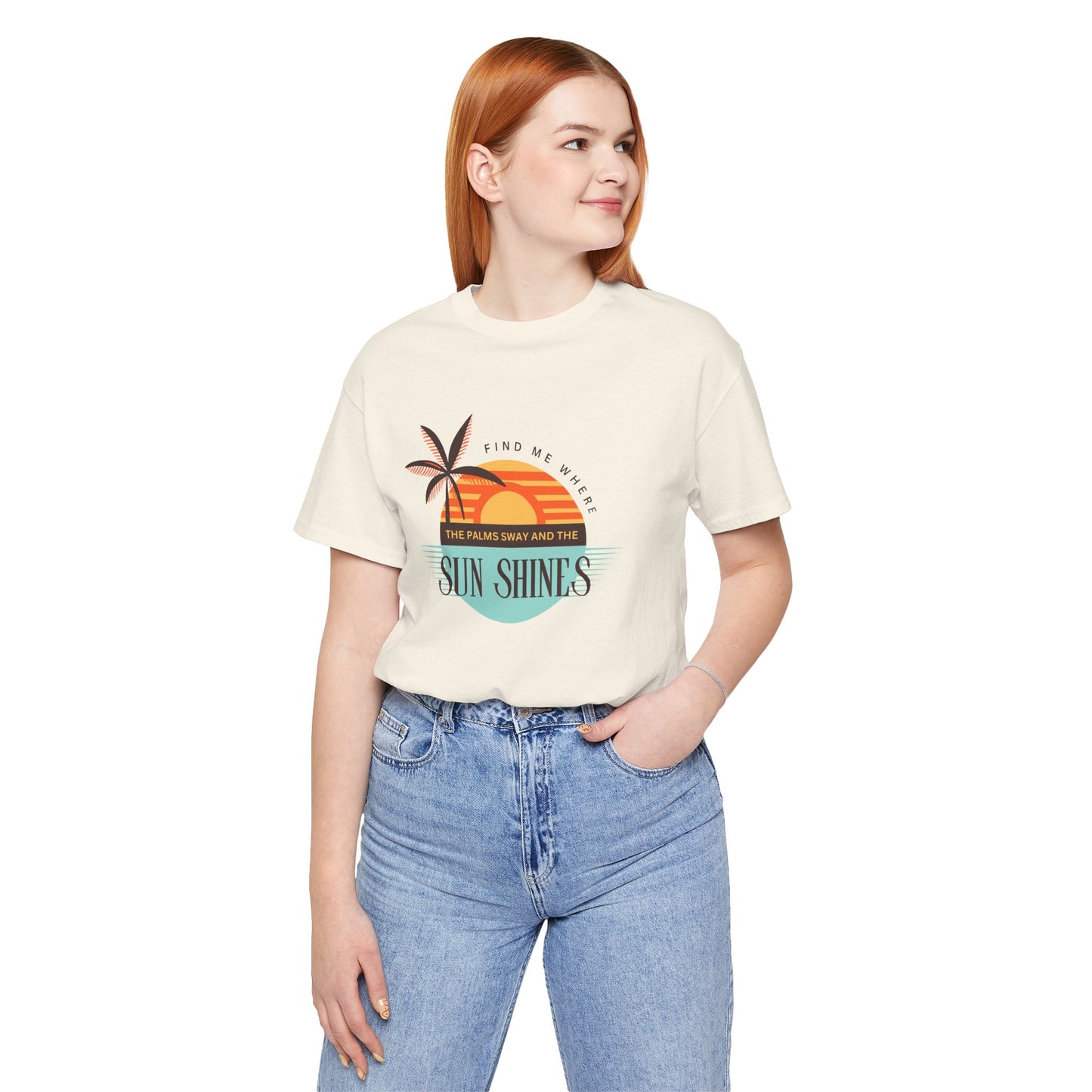 Tropical Vibes Tee - Relaxing Beach Sunset Design for Travelers and Summer Lovers, Perfect Gift for Vacations, Beach Days, and Casual Style