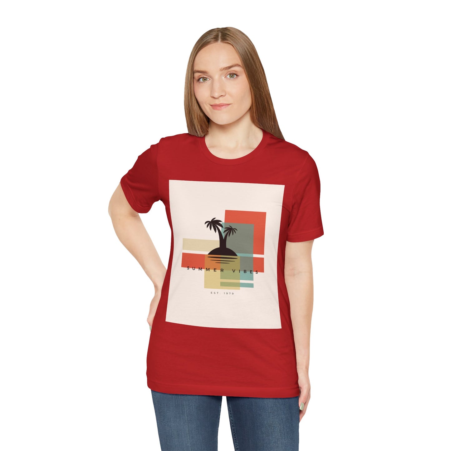 Tropical Sunset Tee, Summer Vibes Shirt, Vacation Outfit, Unisex Graphic Tee, Gift for Beach Lovers, Casual Wear