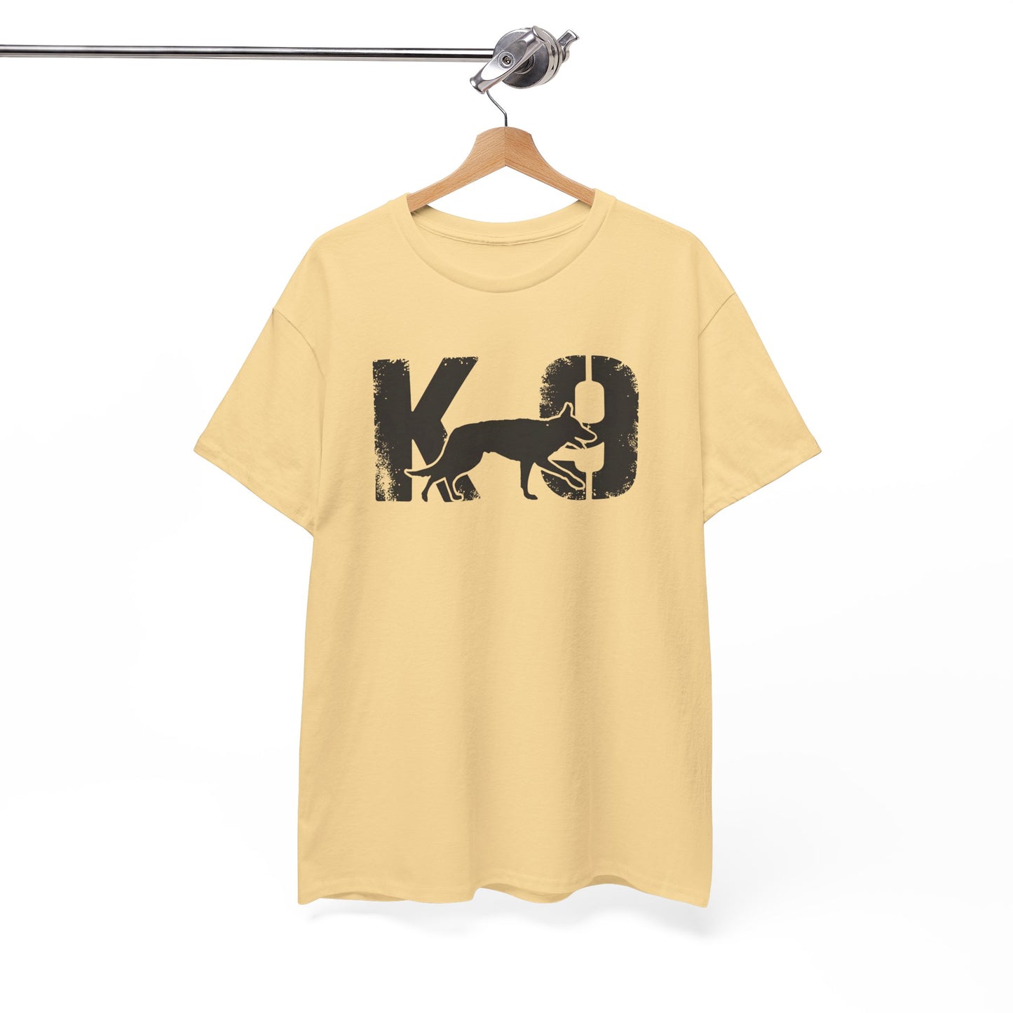 K-9 Dog Lover's Unisex Heavy Cotton Tee | T-Shirt for K-9 Handler | Dog Between K and 9 Design