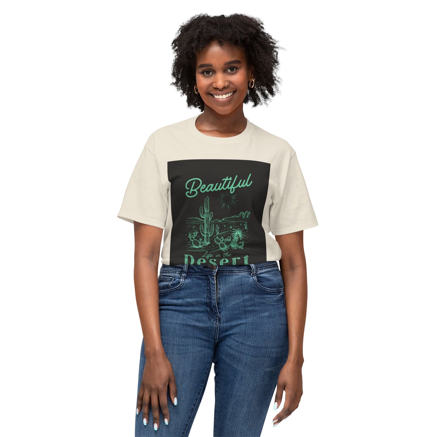 Beautiful Desert Unisex T-Shirt, Nature Lover Tee, Summer Vacation Apparel, Gift for Him/Her, Retro Graphic Shirt