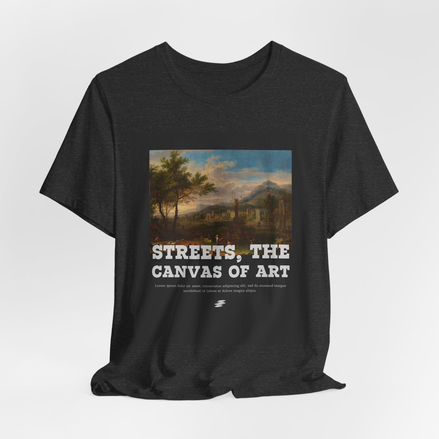 Artistic Graphic Tee - Streets, the Canvas of Art | Unisex Short Sleeve Shirt, Gift for Artists, Art Lovers, Casual Wear, Unique Gifts