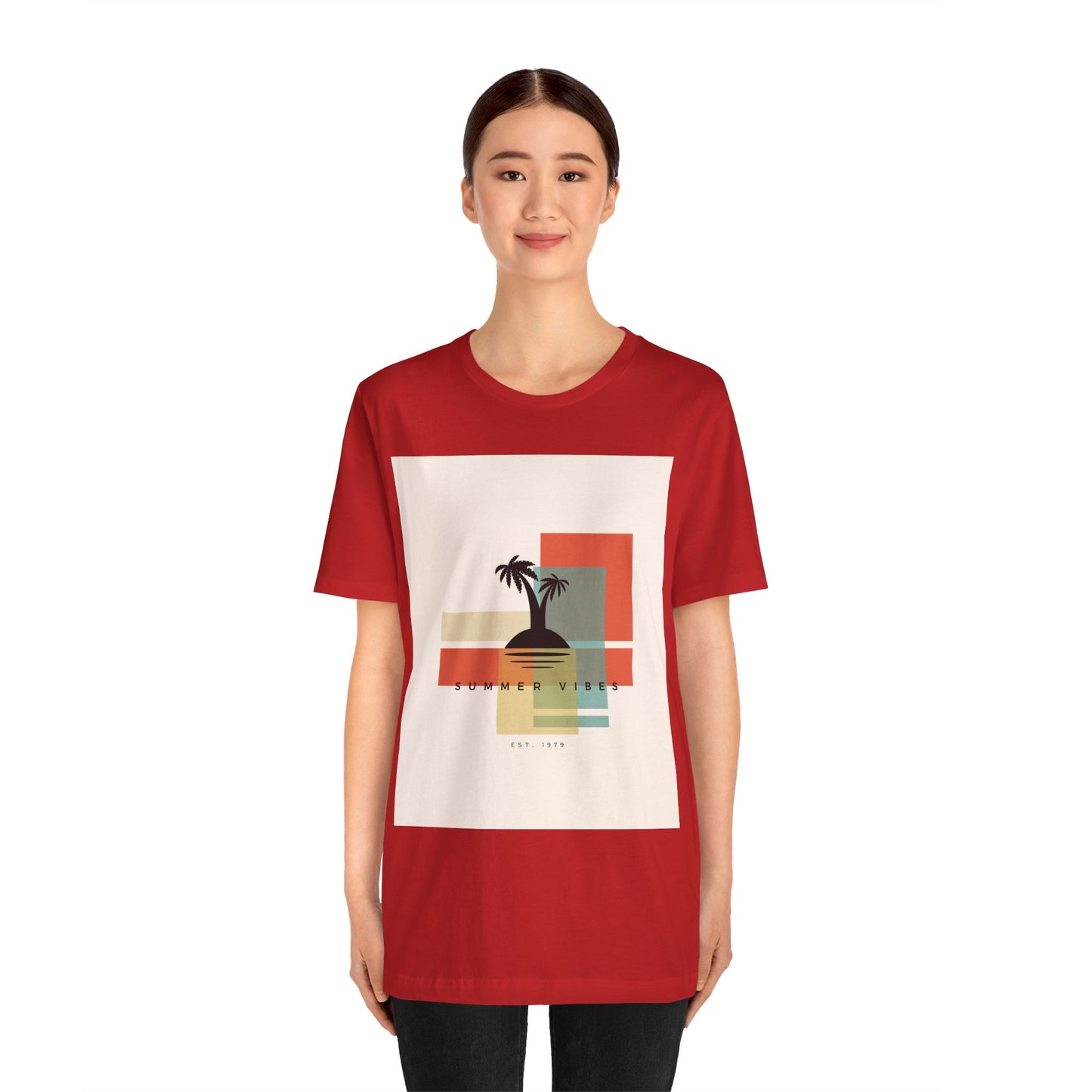 Tropical Sunset Tee, Summer Vibes Shirt, Vacation Outfit, Unisex Graphic Tee, Gift for Beach Lovers, Casual Wear