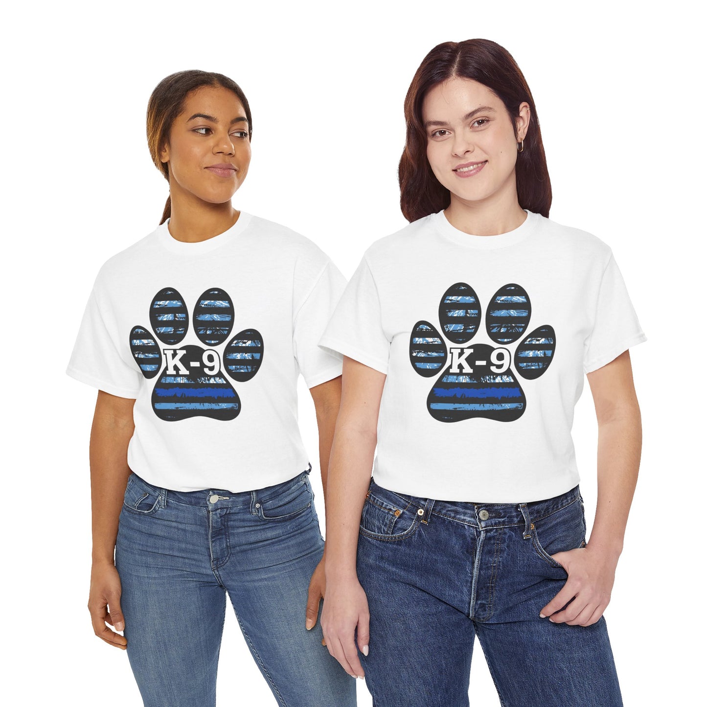 K-9 Paw Print Tee – Unisex Cotton Tee for Dog Lovers, Pet Owners, Animal Rescue Supporters