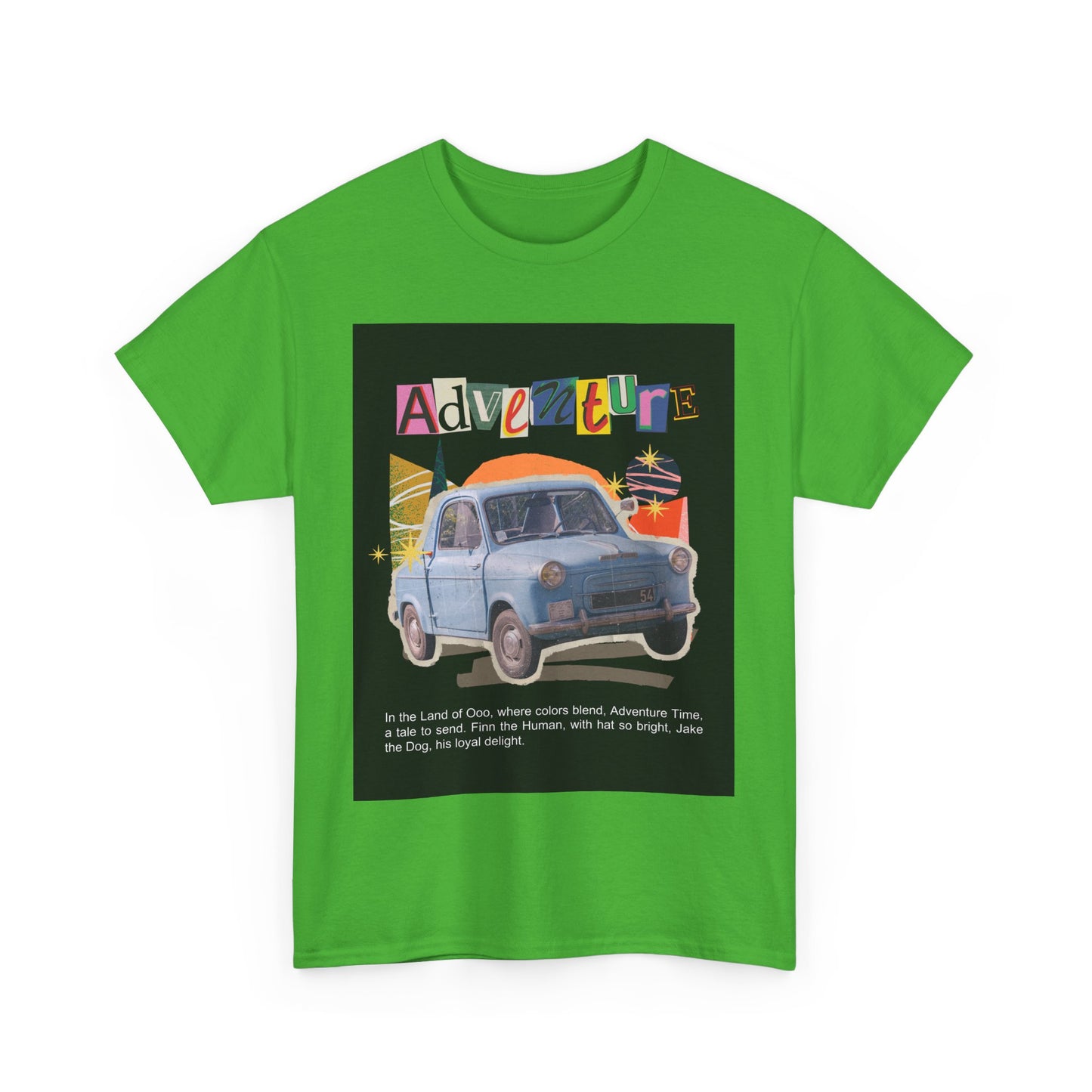 Adventure-Themed Unisex Cotton Tee, Retro Car Graphic Tee, Travel T-Shirt, Gift for Adventurers, Vintage Exploration Top