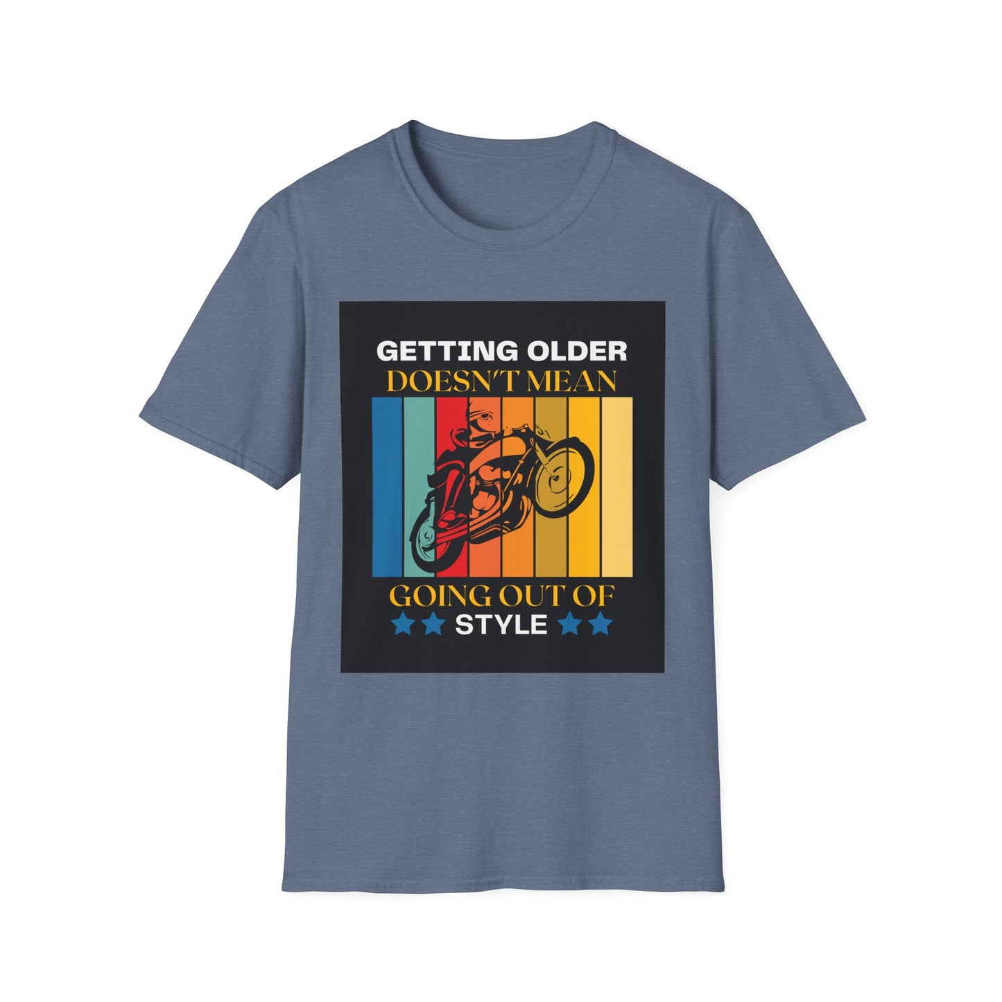 Vintage Motorcycle T-Shirt - Fun Gift for Bikers, Birthday, Unisex Apparel, Casual Wear, Fashion Statement