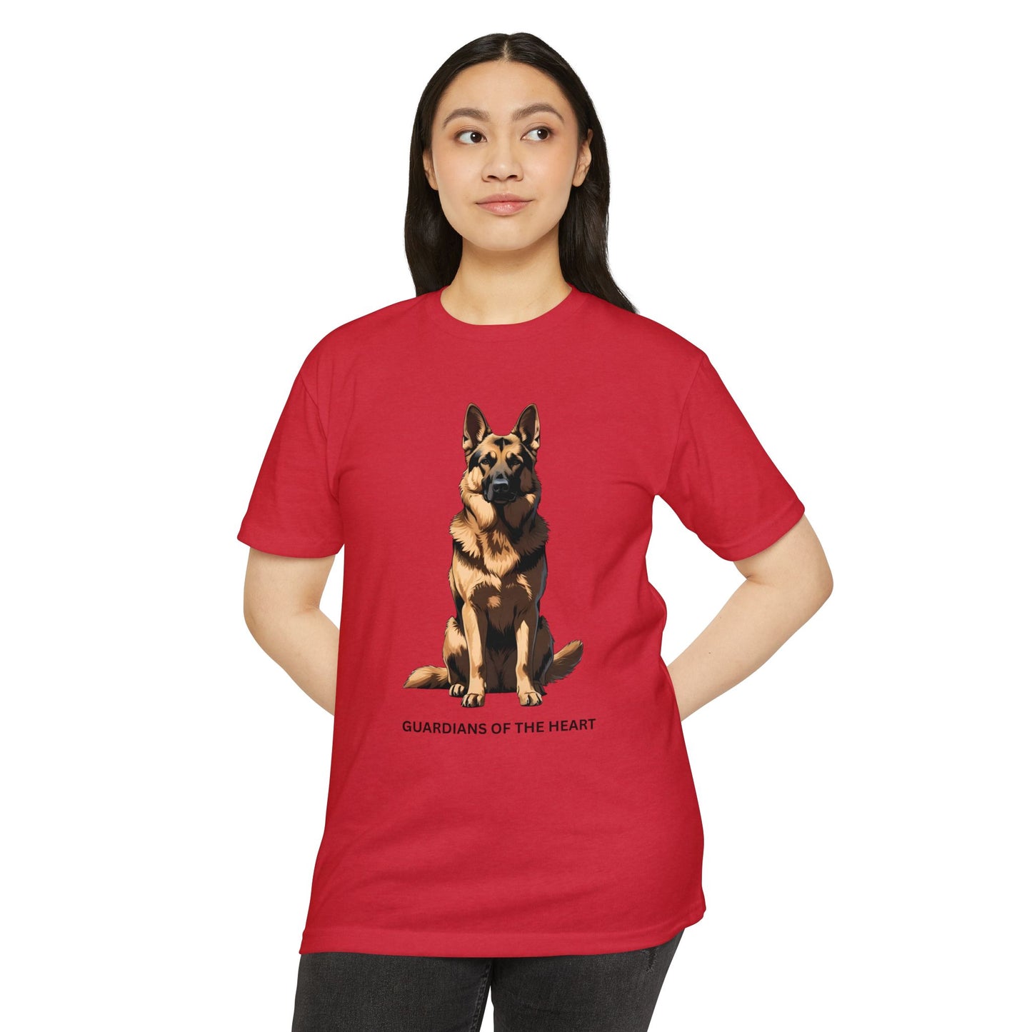 Guardians of the Heart German Shepherd T-Shirt, Unisex Dog Lover Tee, Gift for Pet Lovers, Casual Everyday Wear