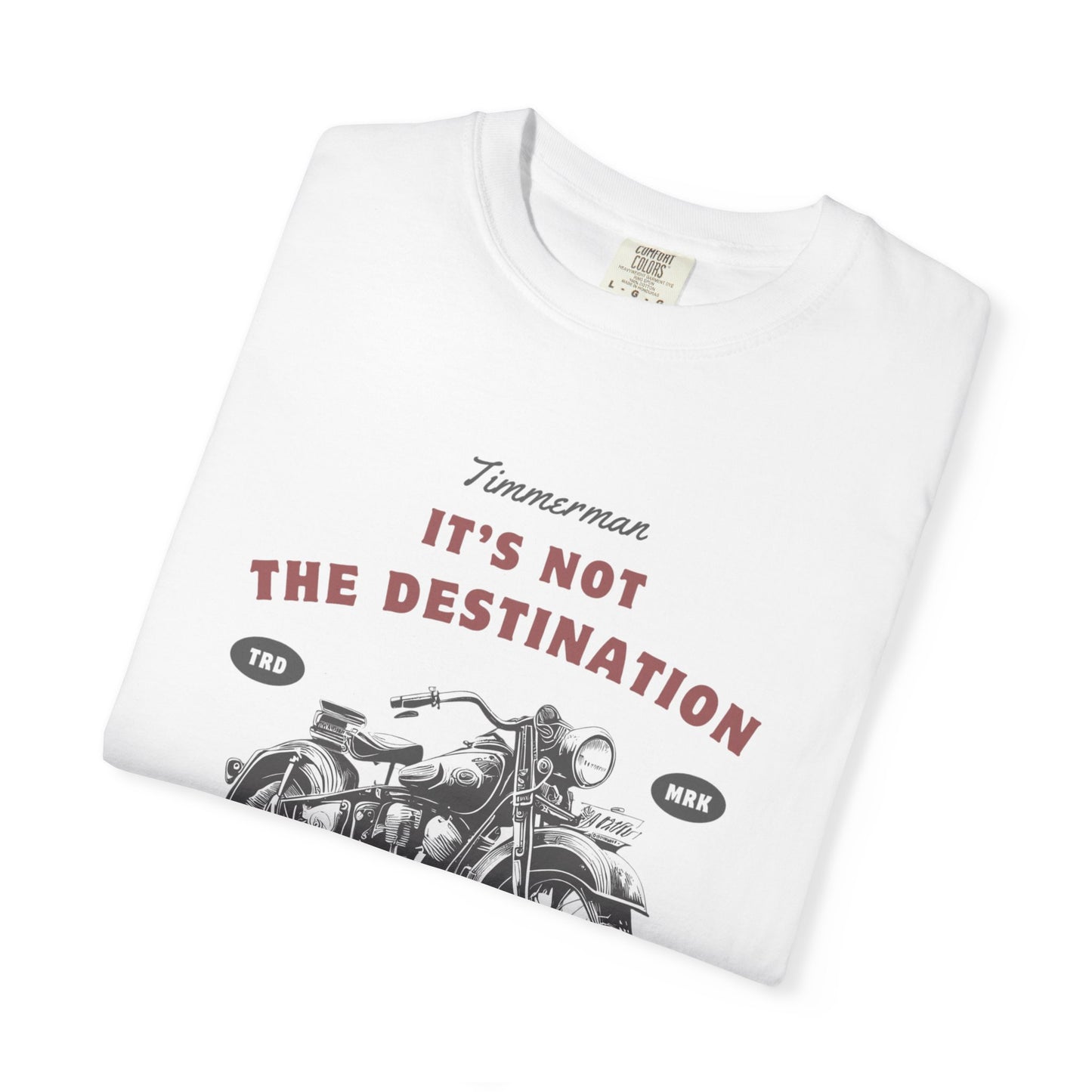 Vintage Motorcycle Ride T-Shirt - It's Not The Destination It's The Ride, Gift for Bikers, Adventure Clothing, Road Trip Outfit