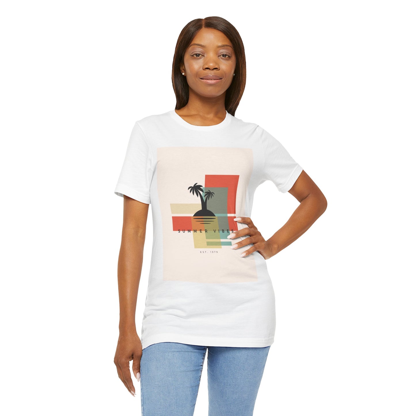 Tropical Sunset Tee, Summer Vibes Shirt, Vacation Outfit, Unisex Graphic Tee, Gift for Beach Lovers, Casual Wear