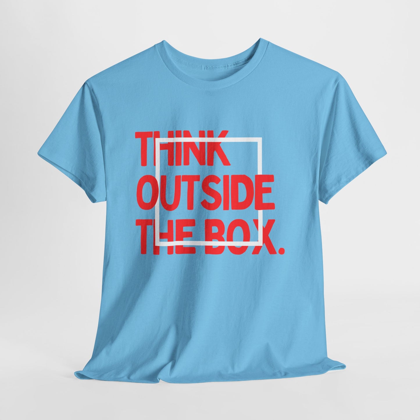 Creative Thinking Unisex Cotton Tee - Thin Out of Box, Inspirational Shirt, Motivational Gifts, Trendy Top for All Occasions, Perfect for Dreamers