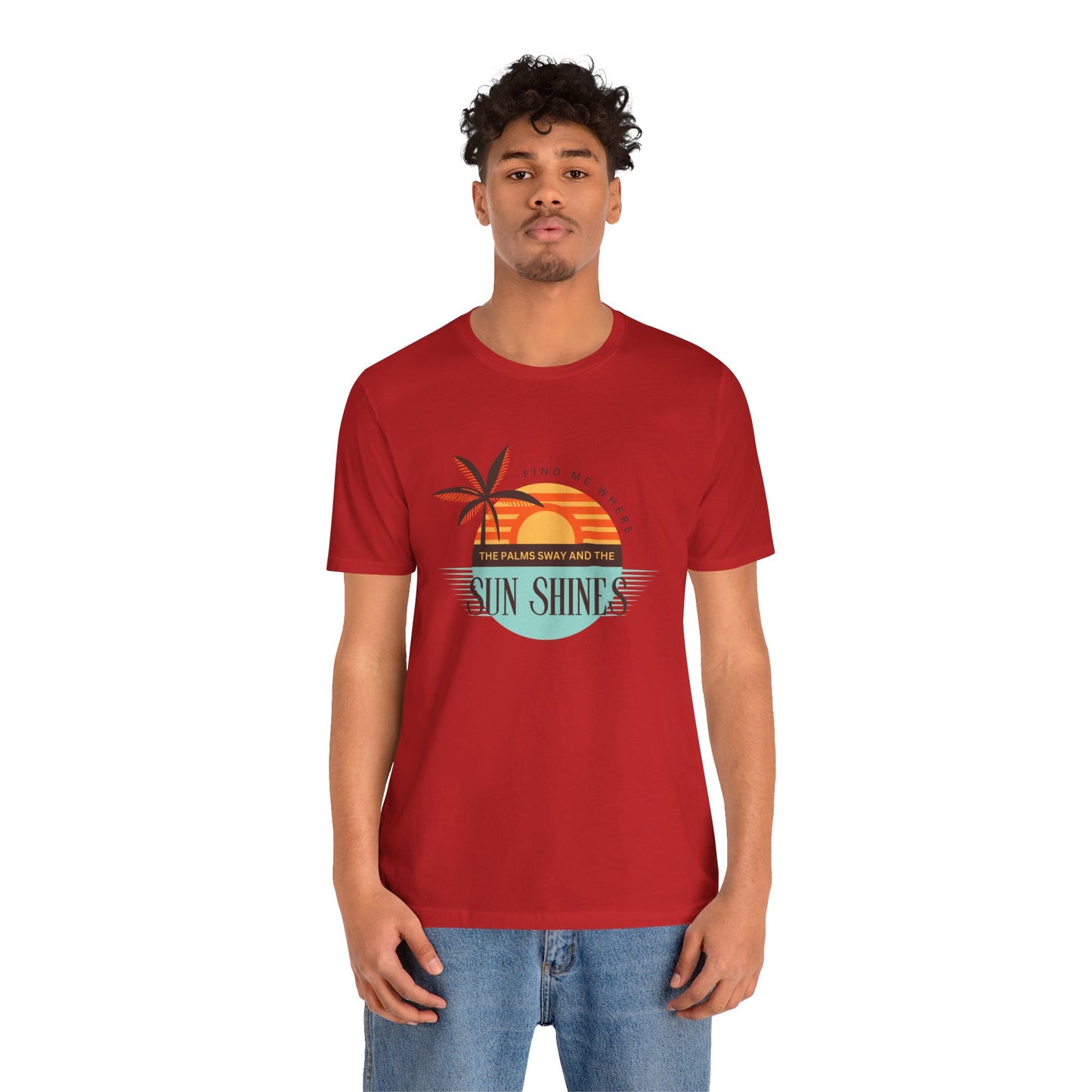 Tropical Vibes Tee - Relaxing Beach Sunset Design for Travelers and Summer Lovers, Perfect Gift for Vacations, Beach Days, and Casual Style