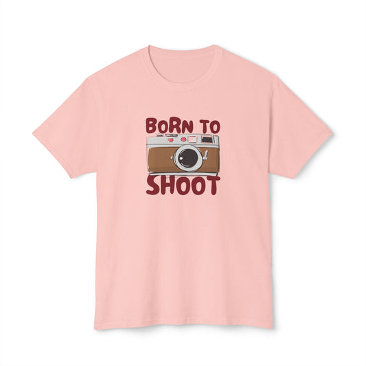 Camera Lover's Unisex T-Shirt – Born to Shoot, Photography Gift, Fun Shirt for Photographers, Unique Tee for Events, Casual Wear
