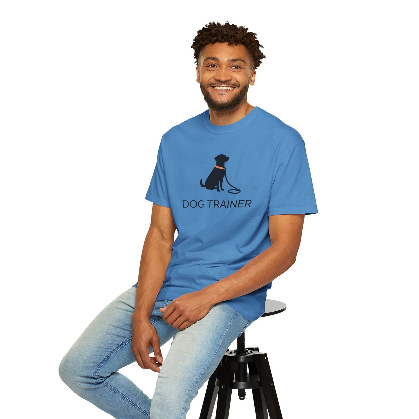 Dog Trainer T-Shirt, Black Dog, Pet Lover Gift, Animal Care Apparel, Gift for Dog Trainers
