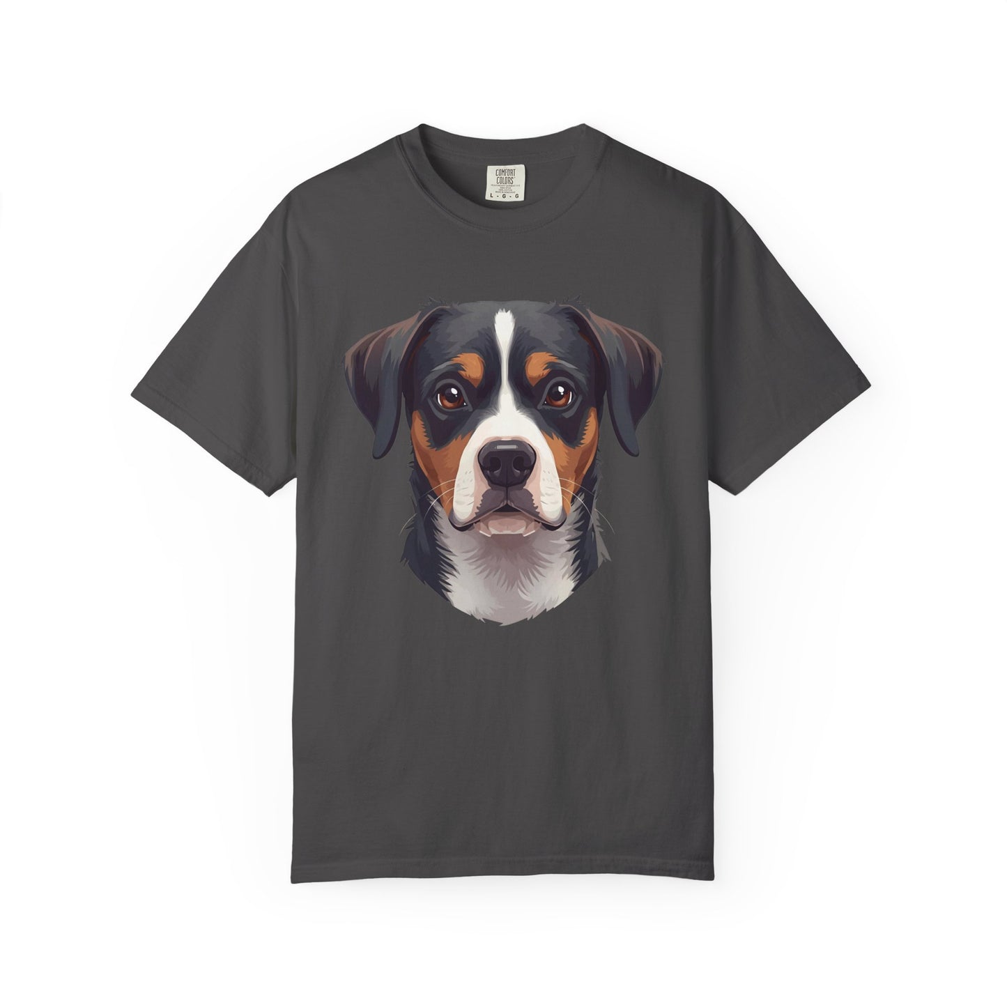 Unisex Tricolor Dog's 3D Design T-Shirt, Gift for Dog Owners, Animal Lover Apparel