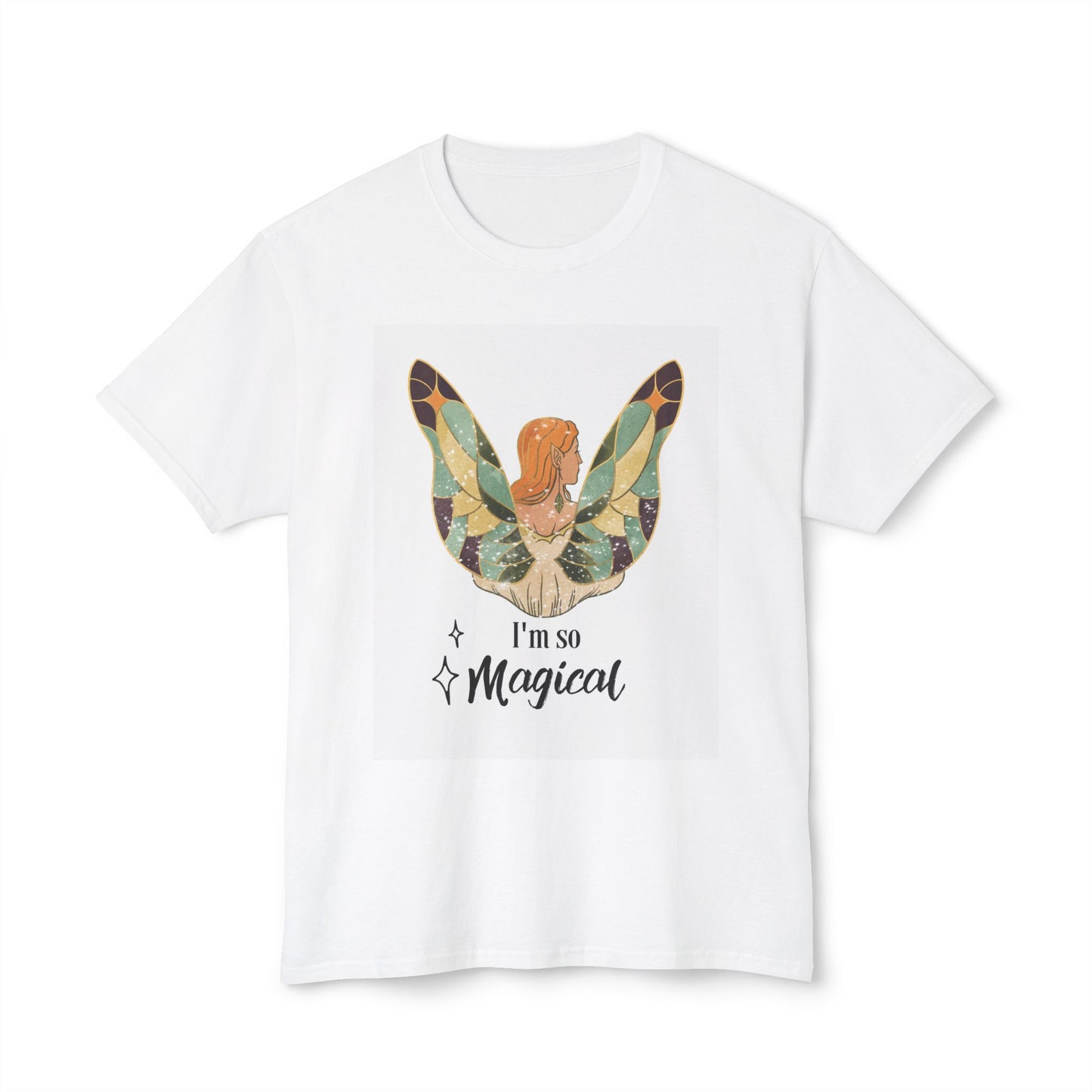 Woman Butterfly - I Am So Magical Unisex T-Shirt, Gift for Her, Cute Graphic Tee, Summer Fashion, Quote Shirt, Positive Vibes