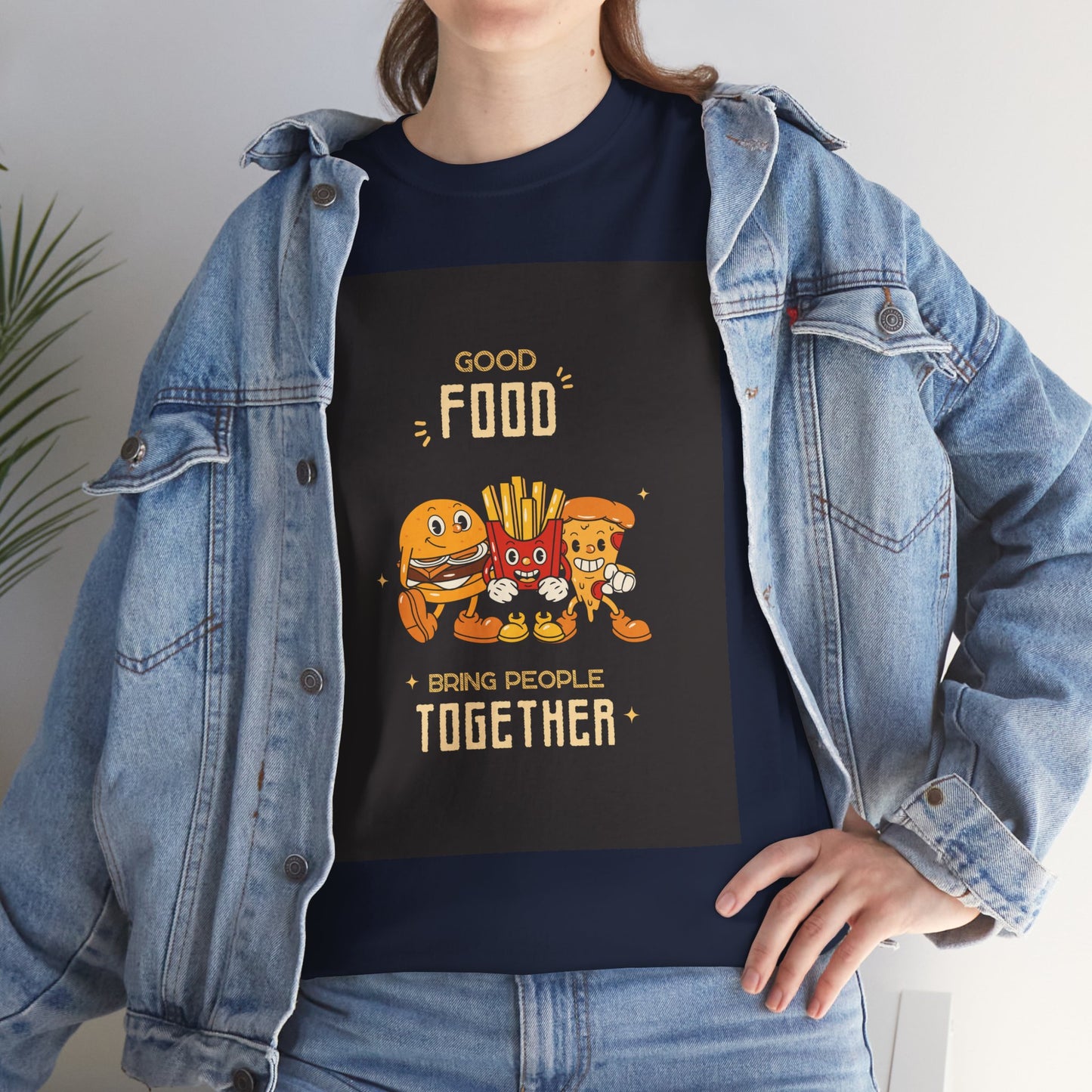 Good Food Unisex Tee | Fun Foodie Shirt, Gift for Food Lovers, Casual Wear, Kitchen Humor, BBQ Party