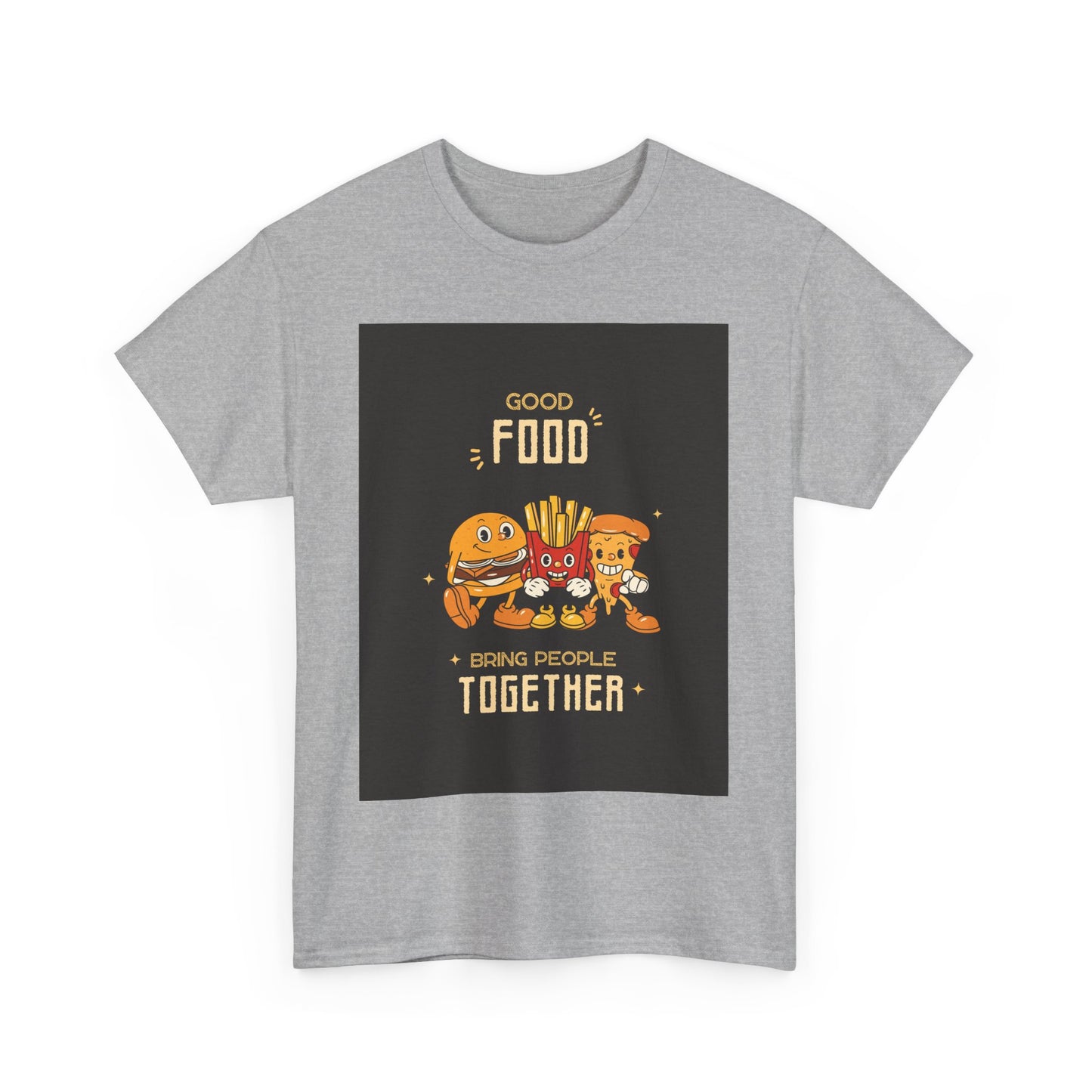 Good Food Unisex Tee | Fun Foodie Shirt, Gift for Food Lovers, Casual Wear, Kitchen Humor, BBQ Party