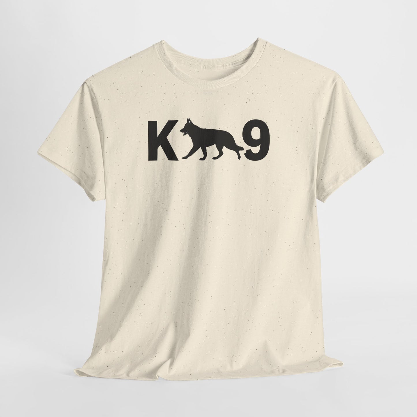 Black German Shepherd K9 Unisex Heavy Cotton Tee - Perfect for Dog Lovers, Pet Owners
