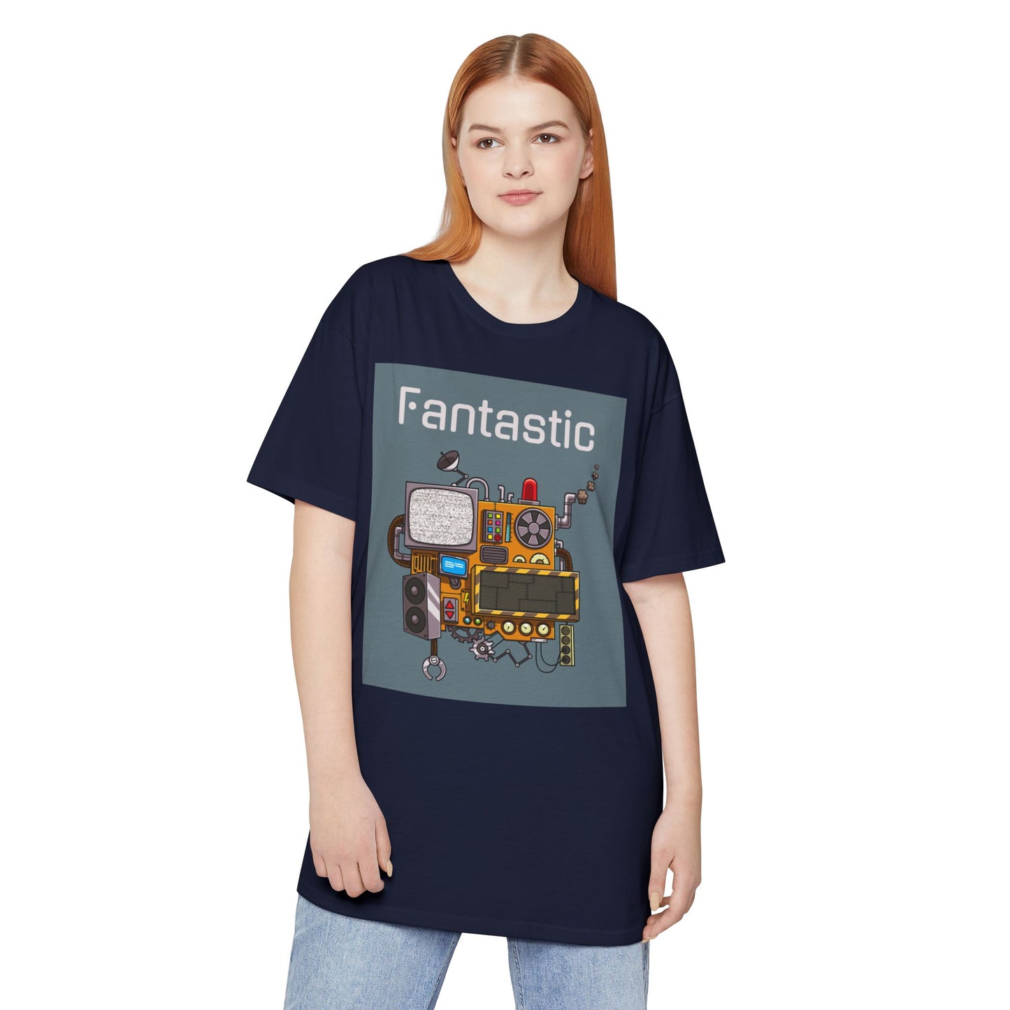 Fantastic Vibe Unisex Long Body Urban Tee, Streetwear, Graphic Tee, Gift for Music Lovers, Casual Wear, Unique Fashion Statement