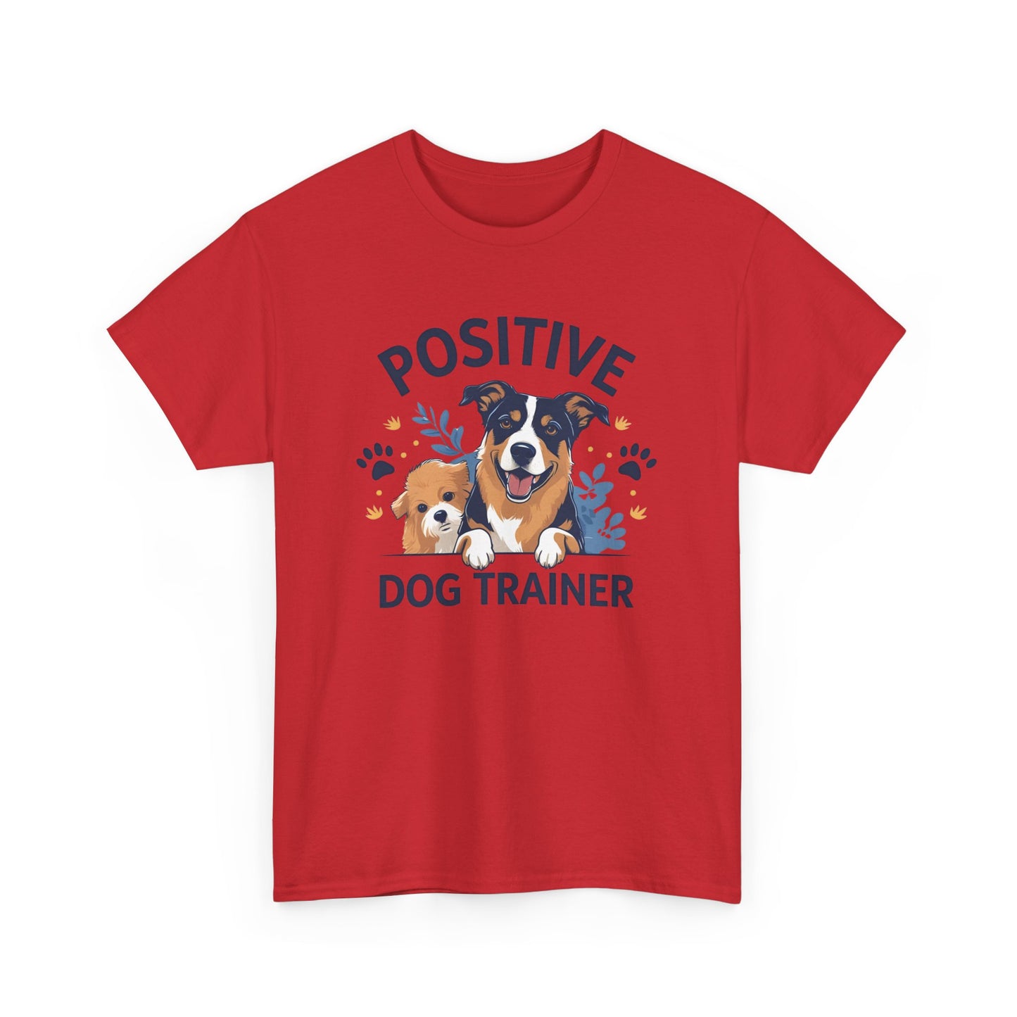 Positive Dog Trainer Tee, Dog Lover Gift, Unisex Cotton T-Shirt, Pet Training Apparel, Animal Care, Casual Dog Shirt