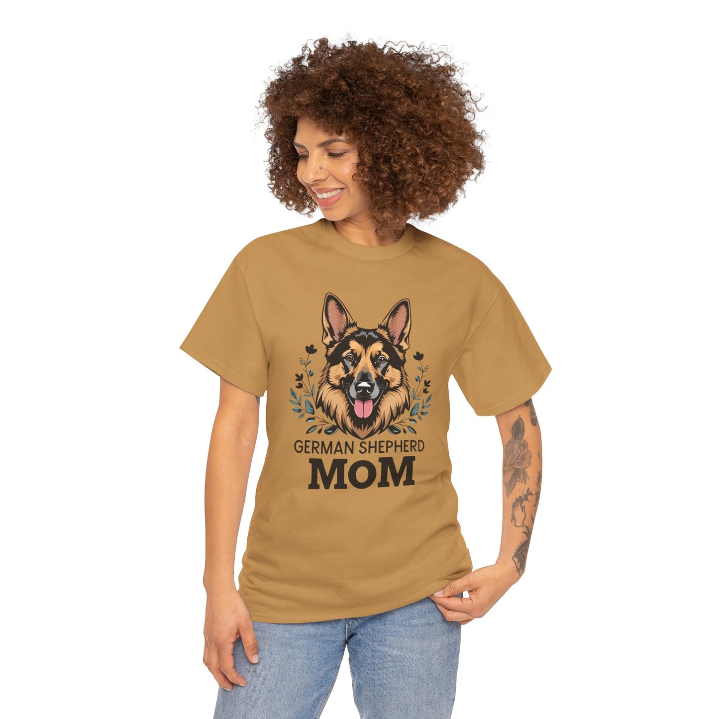 German Shepherd Mom Tee - Perfect Gift for Dog Lovers, Animal Lovers, Pet Parenthood, Birthday, Mother's Day