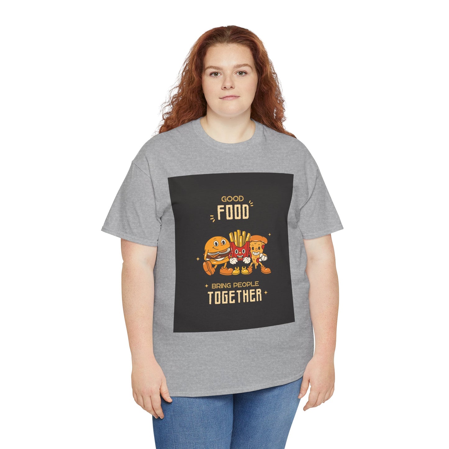 Good Food Unisex Tee | Fun Foodie Shirt, Gift for Food Lovers, Casual Wear, Kitchen Humor, BBQ Party