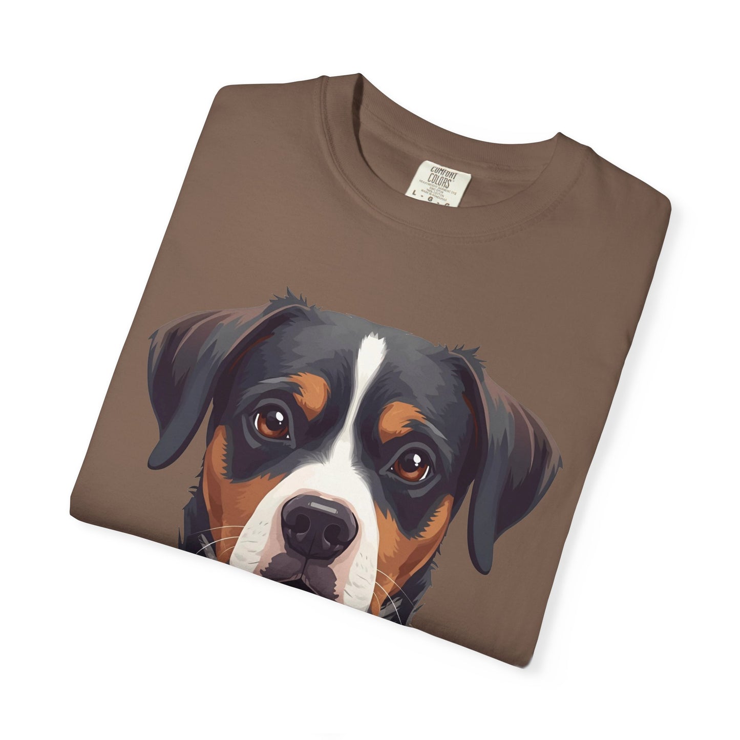 Unisex Tricolor Dog's 3D Design T-Shirt, Gift for Dog Owners, Animal Lover Apparel