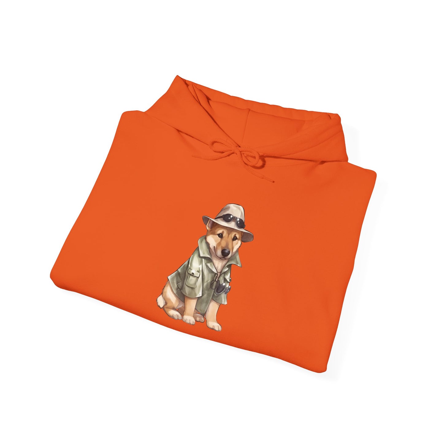 Cute Dog Explorer Hoodie - Unisex Heavy Blend™ Sweatshirt