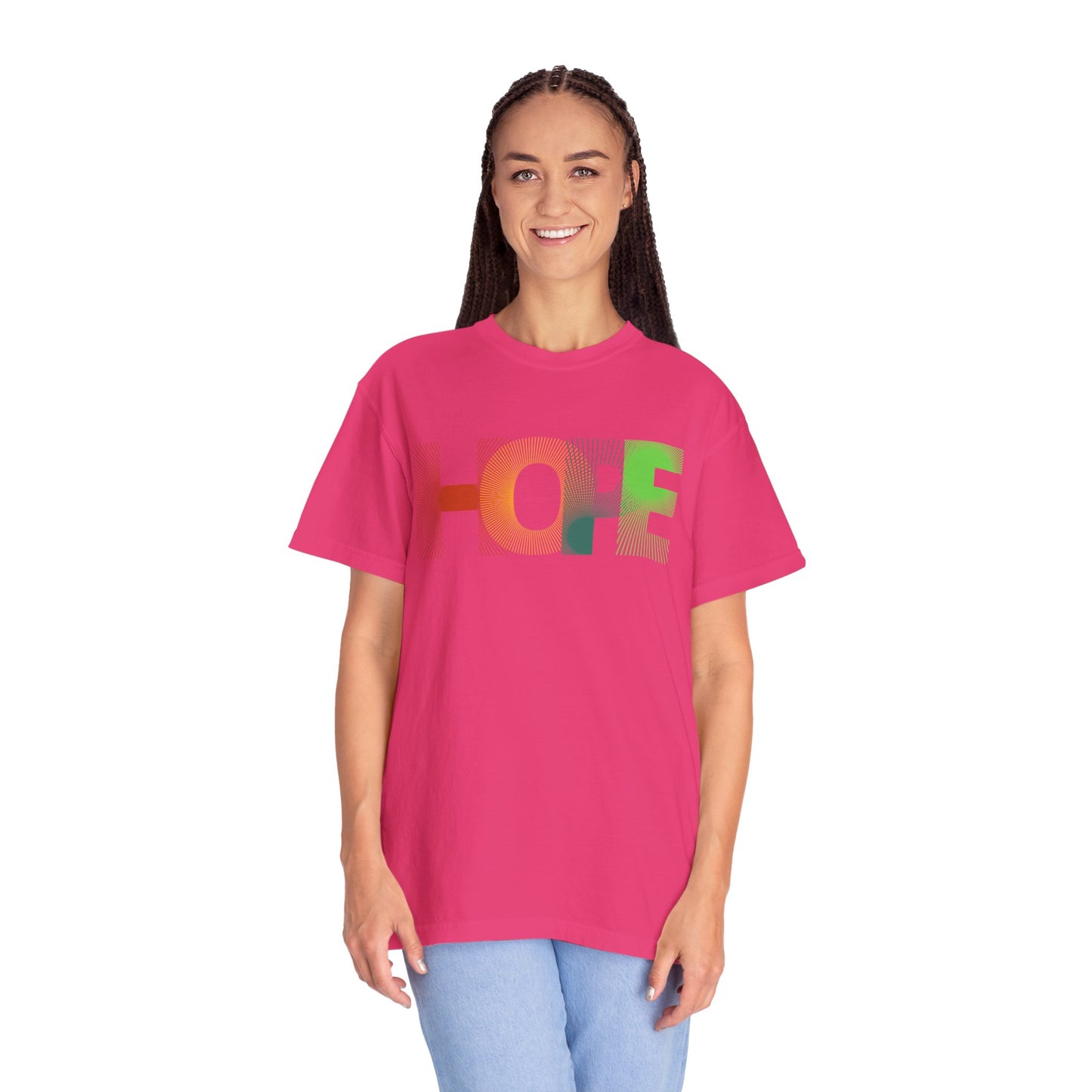 Hope Graphic Unisex T-Shirt - Colorful Inspirational Tee, Gift for Hope Enthusiasts, Casual Wear, Positive Vibes, Eco-Friendly Apparel
