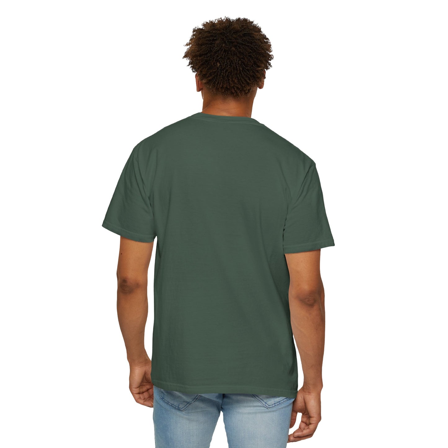 Unisex Dog Lover T-Shirt With Close Up of German Shepherd Leaving His Tongue Out and Caption Selfless Beings