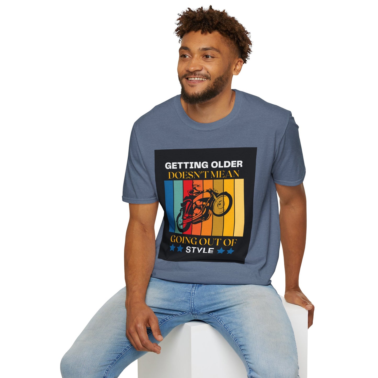 Vintage Motorcycle T-Shirt - Fun Gift for Bikers, Birthday, Unisex Apparel, Casual Wear, Fashion Statement