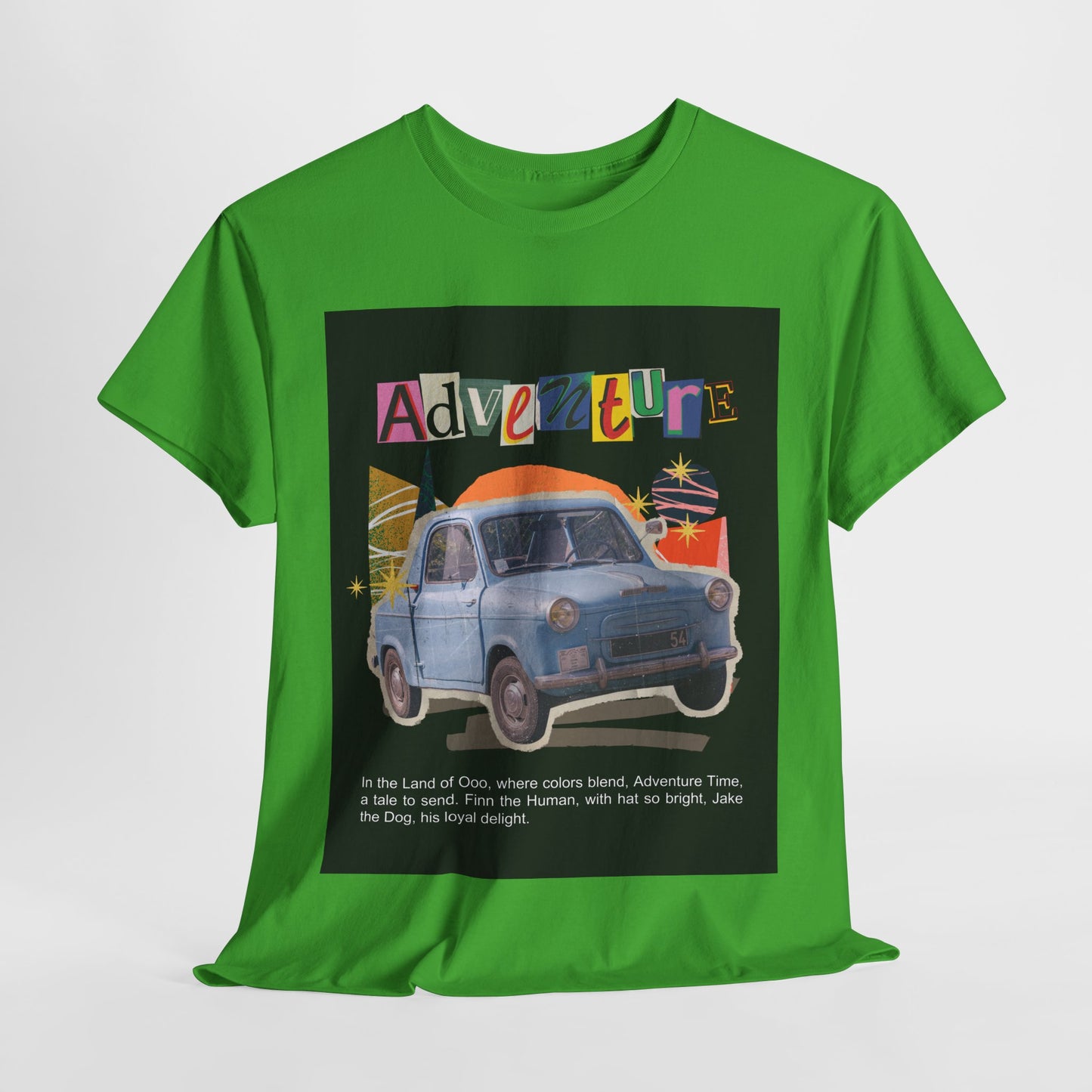 Adventure-Themed Unisex Cotton Tee, Retro Car Graphic Tee, Travel T-Shirt, Gift for Adventurers, Vintage Exploration Top