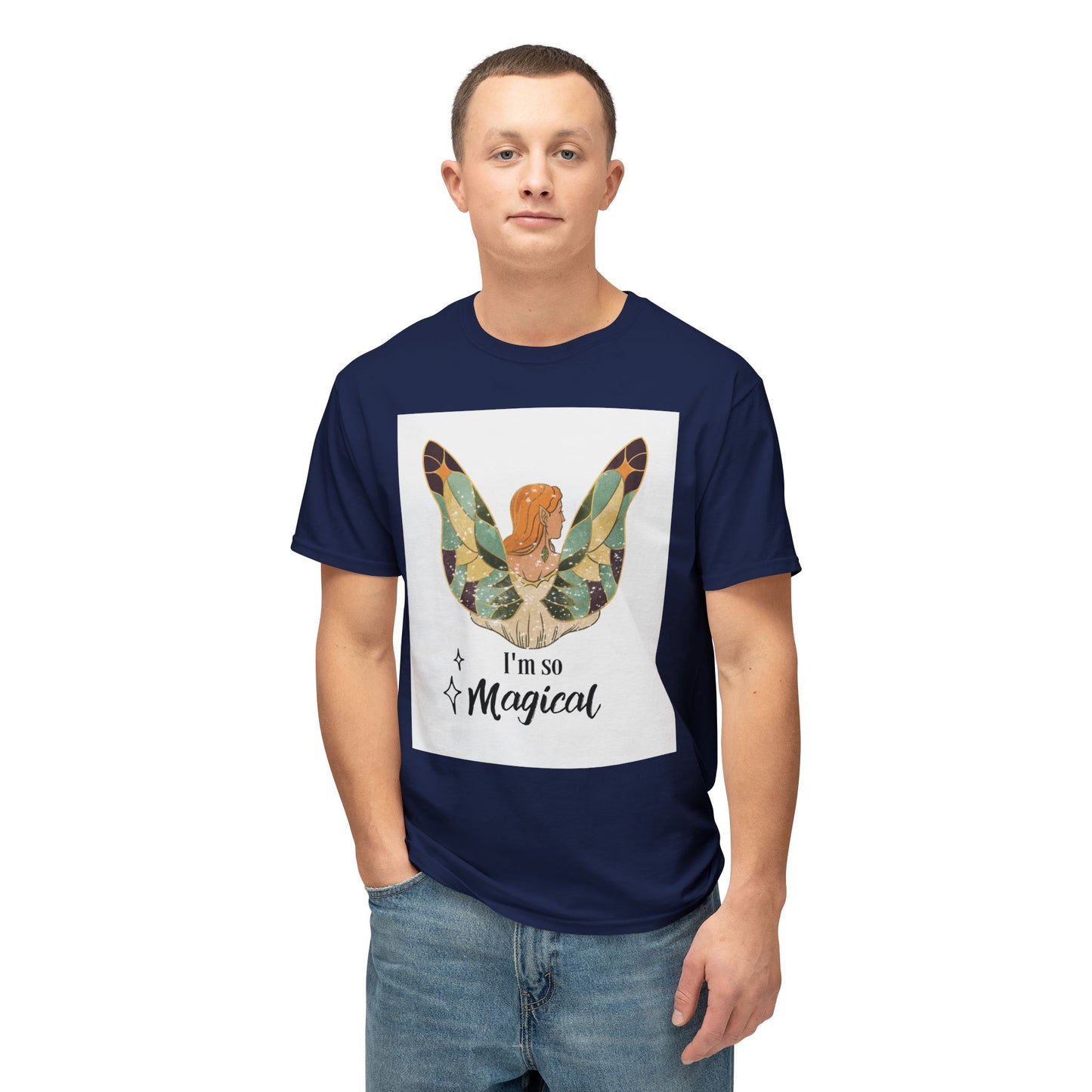 Woman Butterfly - I Am So Magical Unisex T-Shirt, Gift for Her, Cute Graphic Tee, Summer Fashion, Quote Shirt, Positive Vibes
