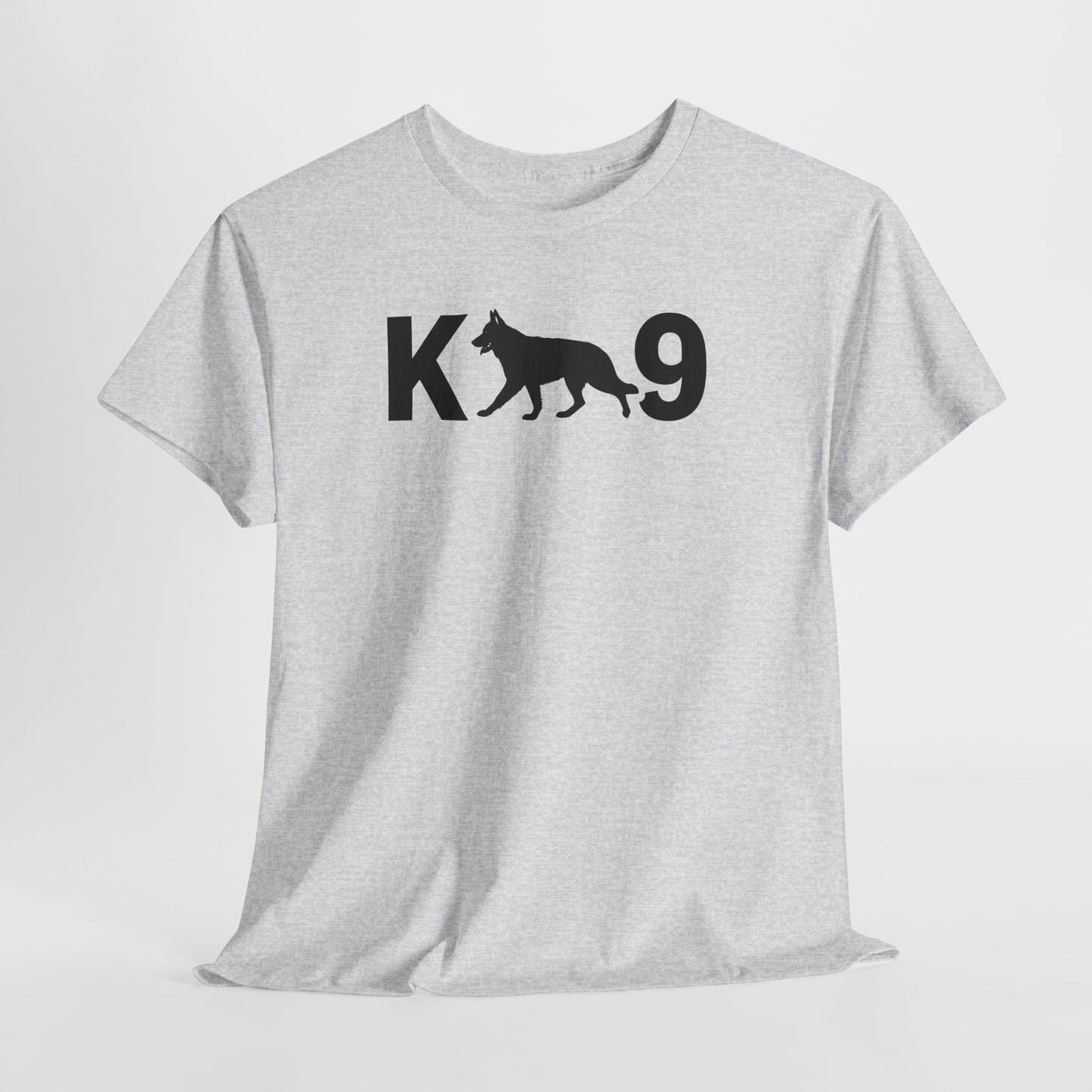 Black German Shepherd K9 Unisex Heavy Cotton Tee - Perfect for Dog Lovers, Pet Owners