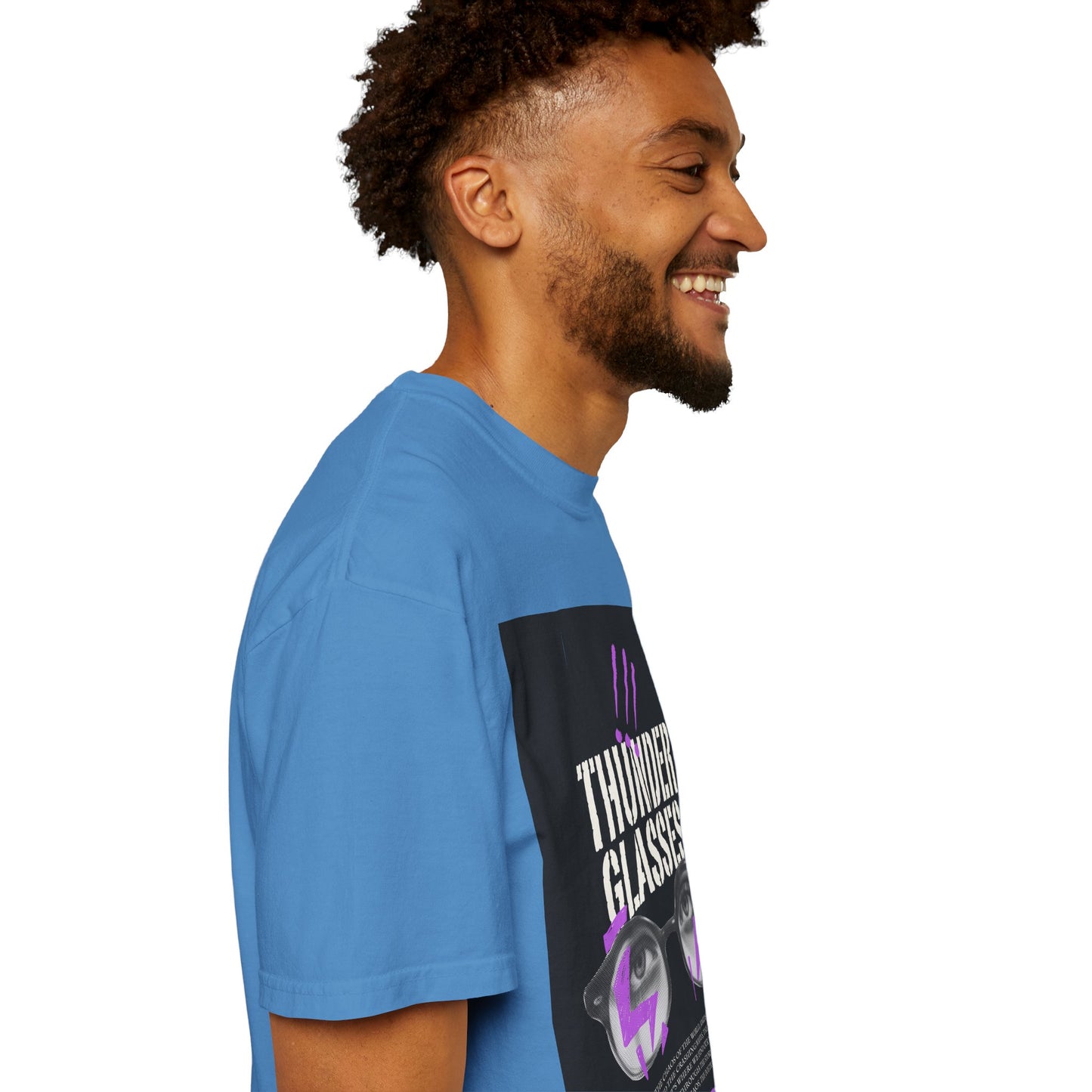 Thunder Glasses Unisex T-Shirt | Retro Graphic Tee for Music Lovers, Gift for Birthdays, Festivals, Unisex Style, Casual Wear