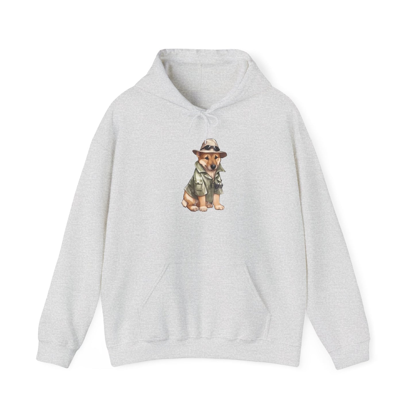 Cute Dog Explorer Hoodie - Unisex Heavy Blend™ Sweatshirt