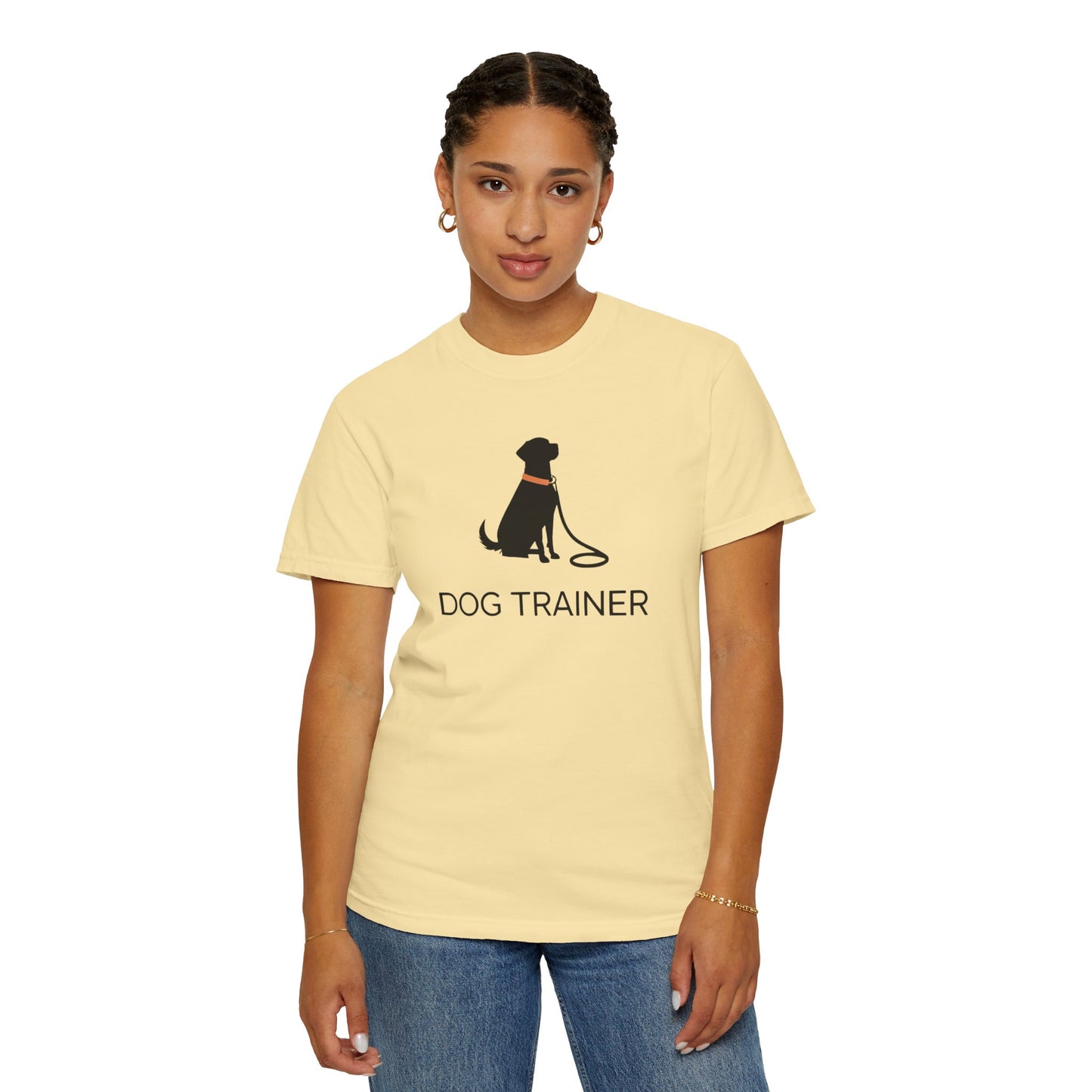 Dog Trainer T-Shirt, Black Dog, Pet Lover Gift, Animal Care Apparel, Gift for Dog Trainers