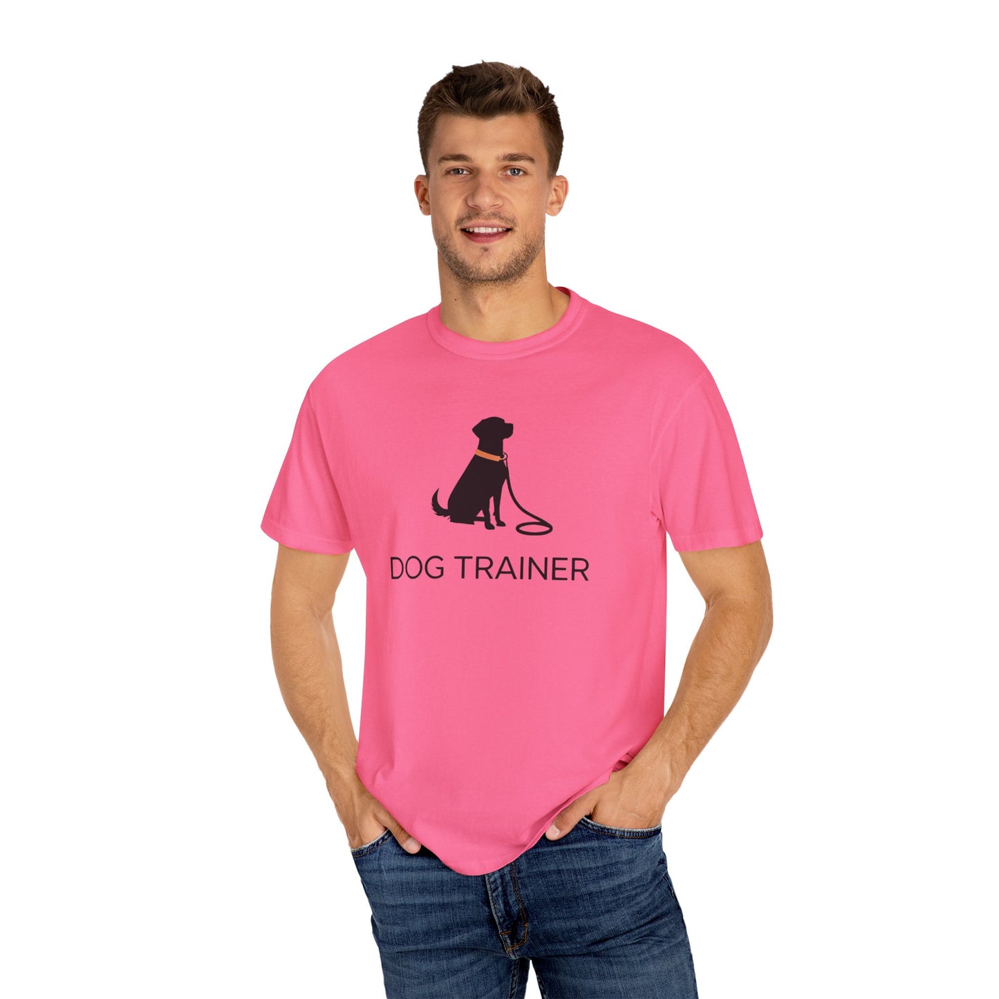 Dog Trainer T-Shirt, Black Dog, Pet Lover Gift, Animal Care Apparel, Gift for Dog Trainers