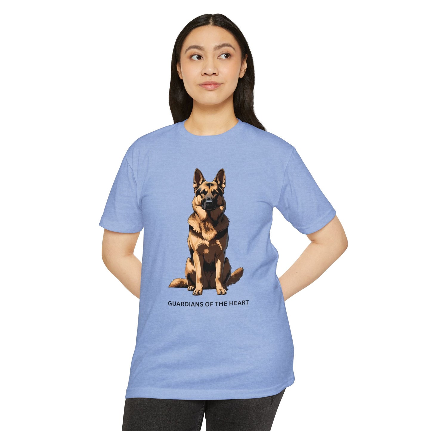 Guardians of the Heart German Shepherd T-Shirt, Unisex Dog Lover Tee, Gift for Pet Lovers, Casual Everyday Wear