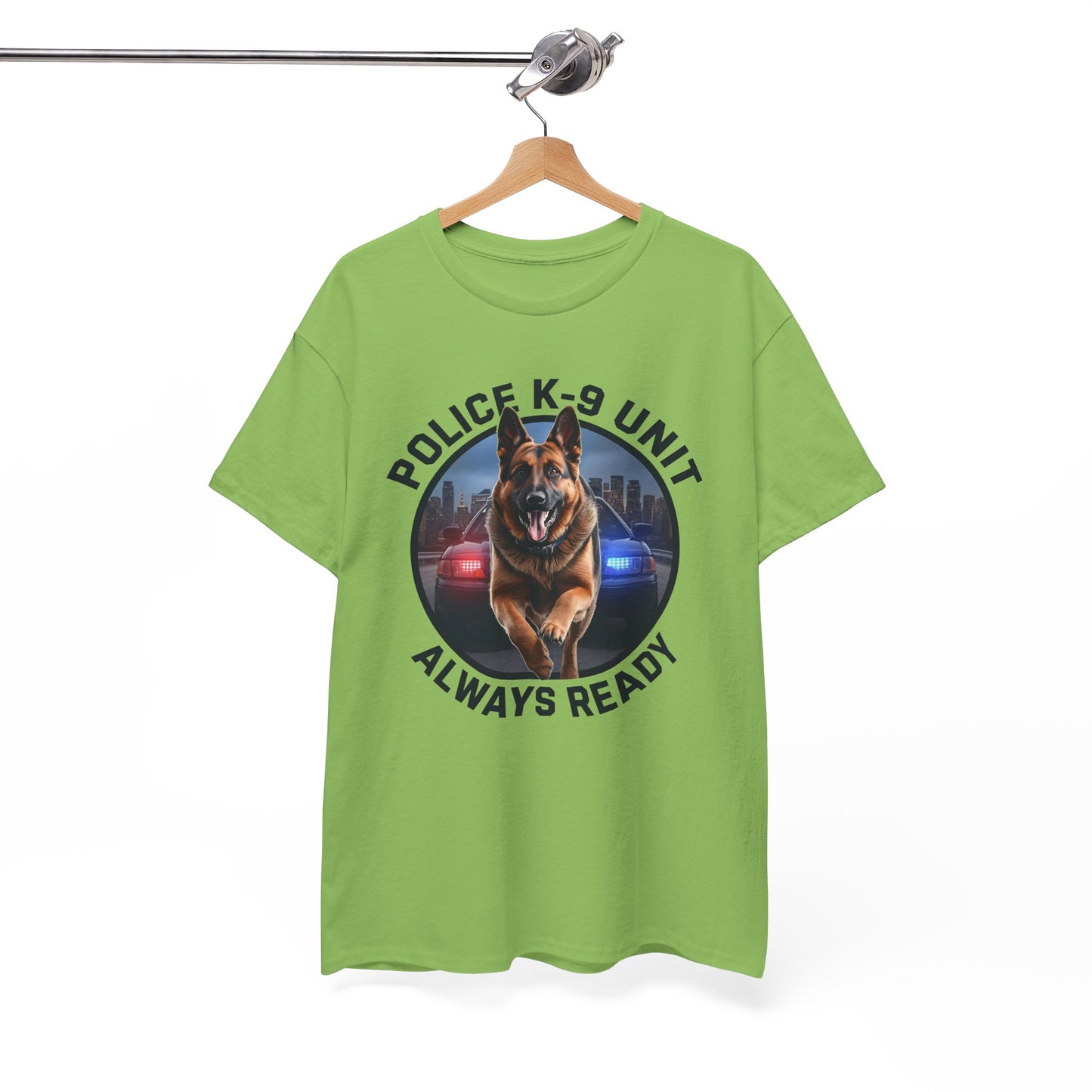 Police K-9 Unit Tee, Always Ready Graphic Tee, Dog Lover Gift, Police Support Shirt, Police Dog Merchandise