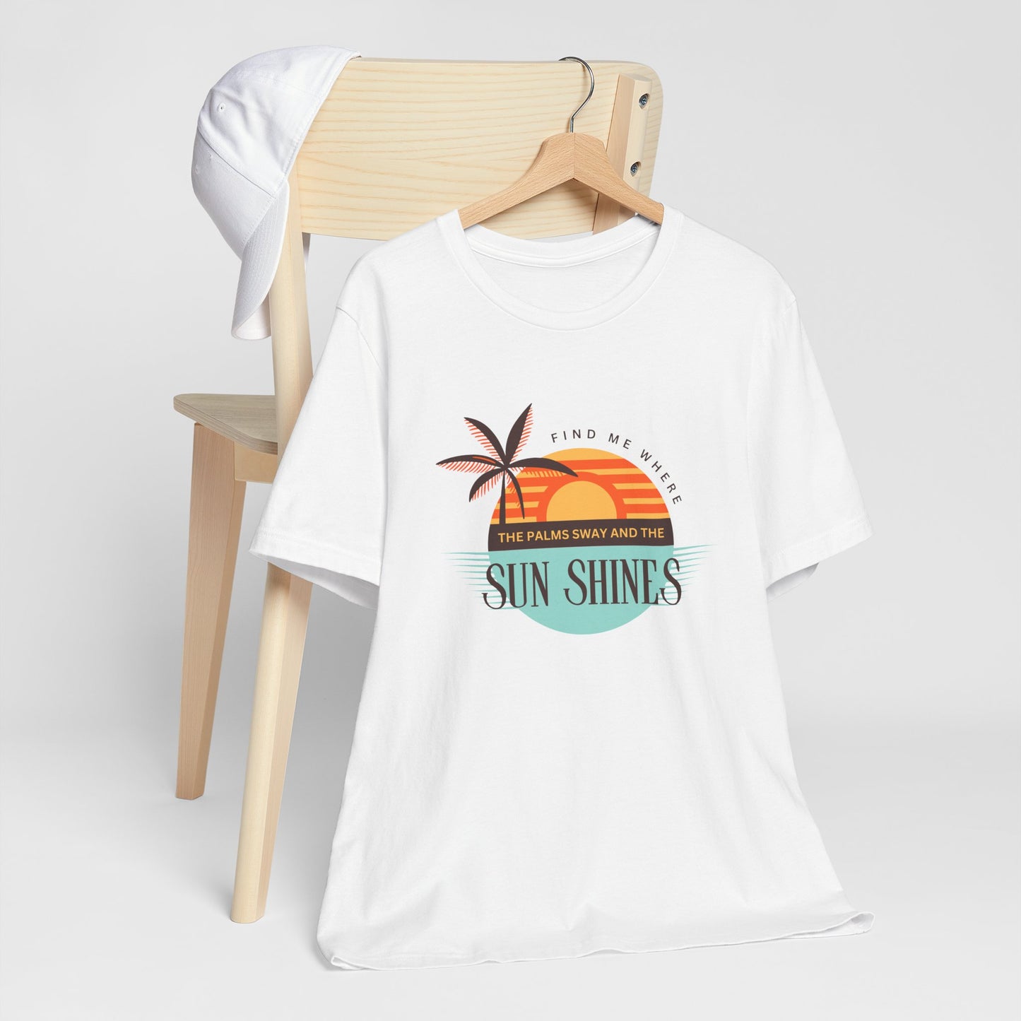 Tropical Vibes Tee - Relaxing Beach Sunset Design for Travelers and Summer Lovers, Perfect Gift for Vacations, Beach Days, and Casual Style