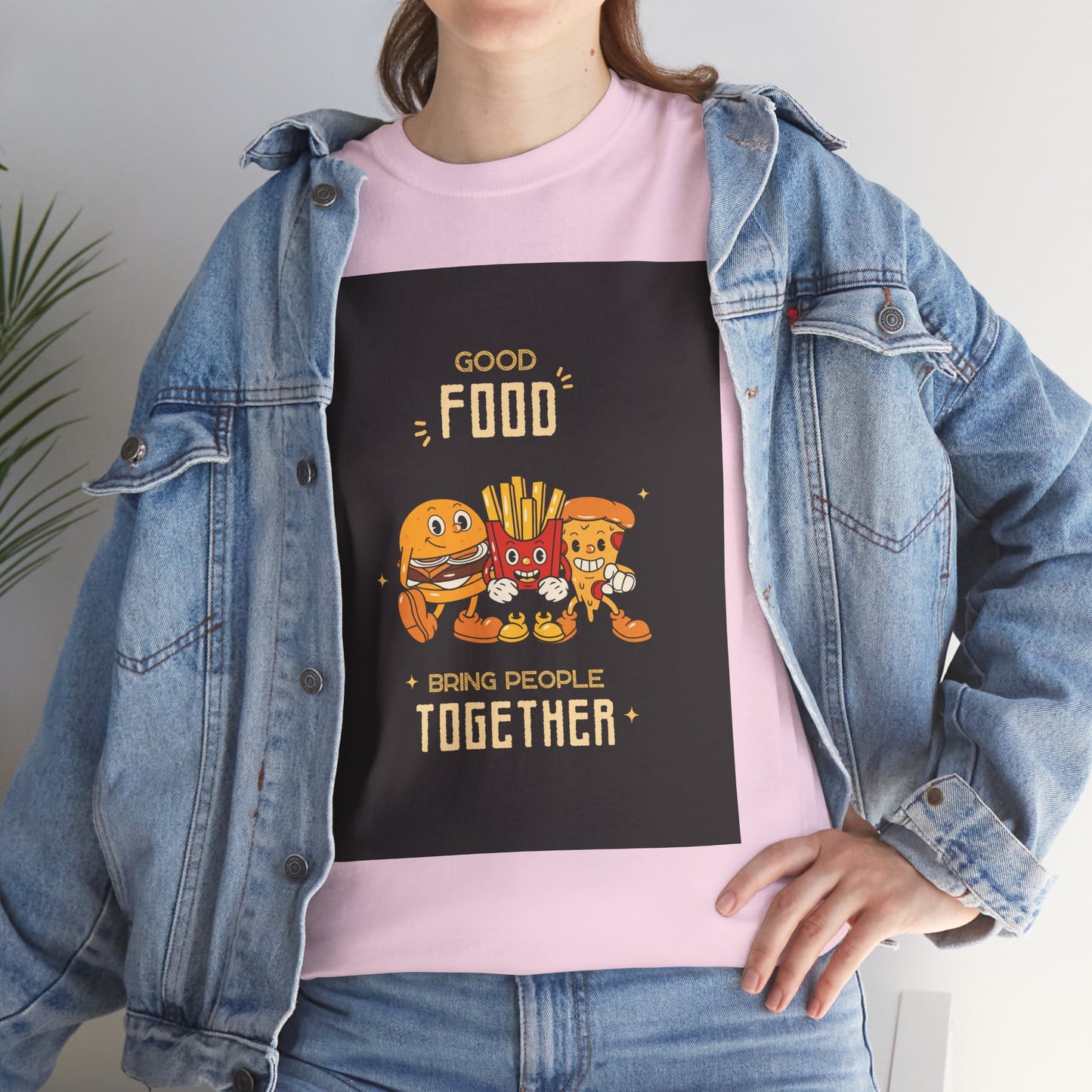 Good Food Unisex Tee | Fun Foodie Shirt, Gift for Food Lovers, Casual Wear, Kitchen Humor, BBQ Party