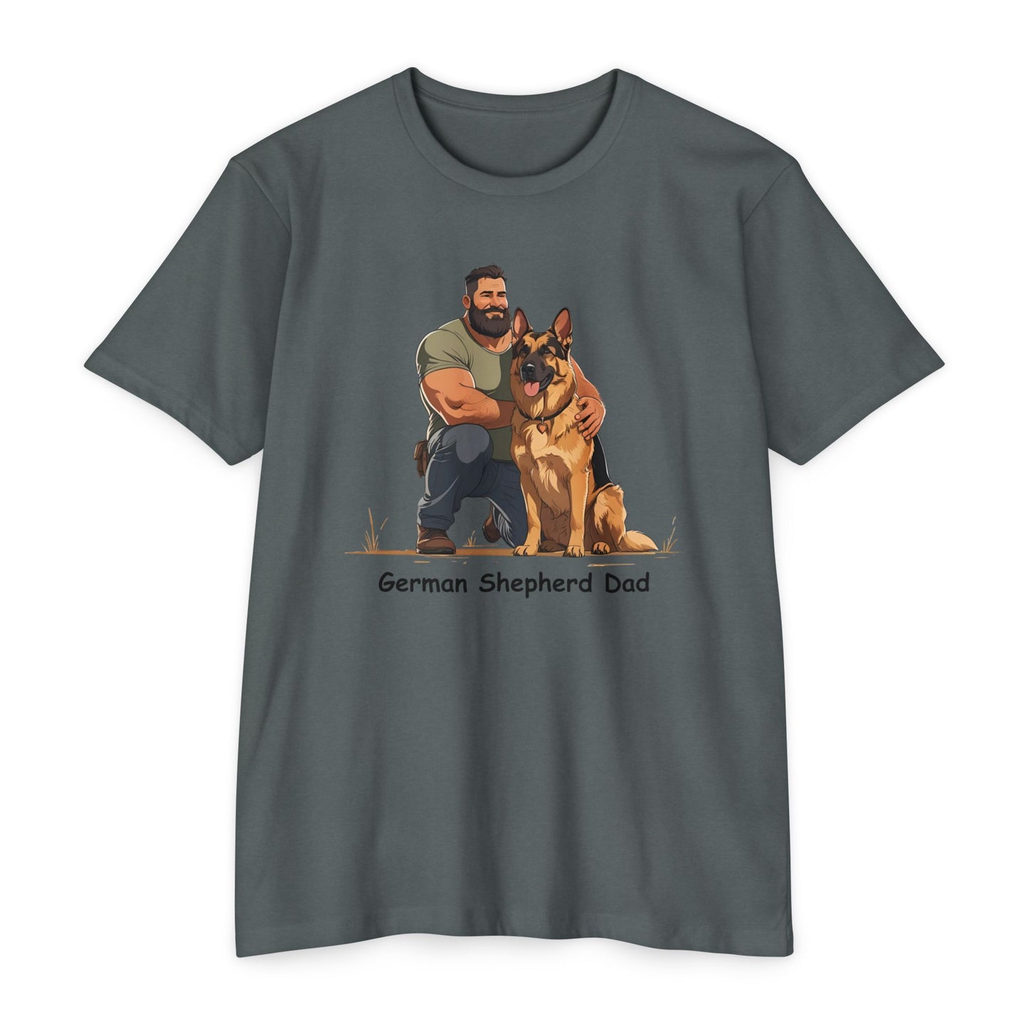 German Shepherd Dad Unisex T-Shirt, Dog Lover Shirt, Pet Owner Gift, Father's Day Tee, Animal Rescue Support